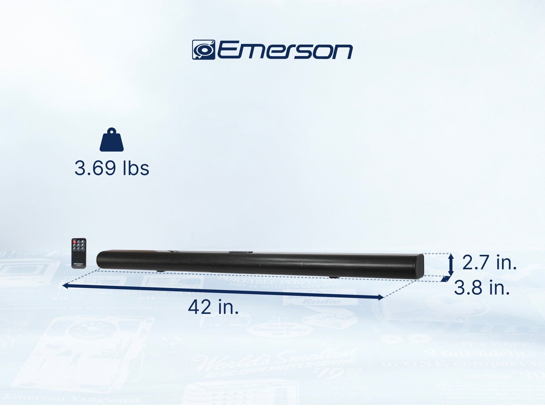 42" TV Soundbar with Bluetooth®