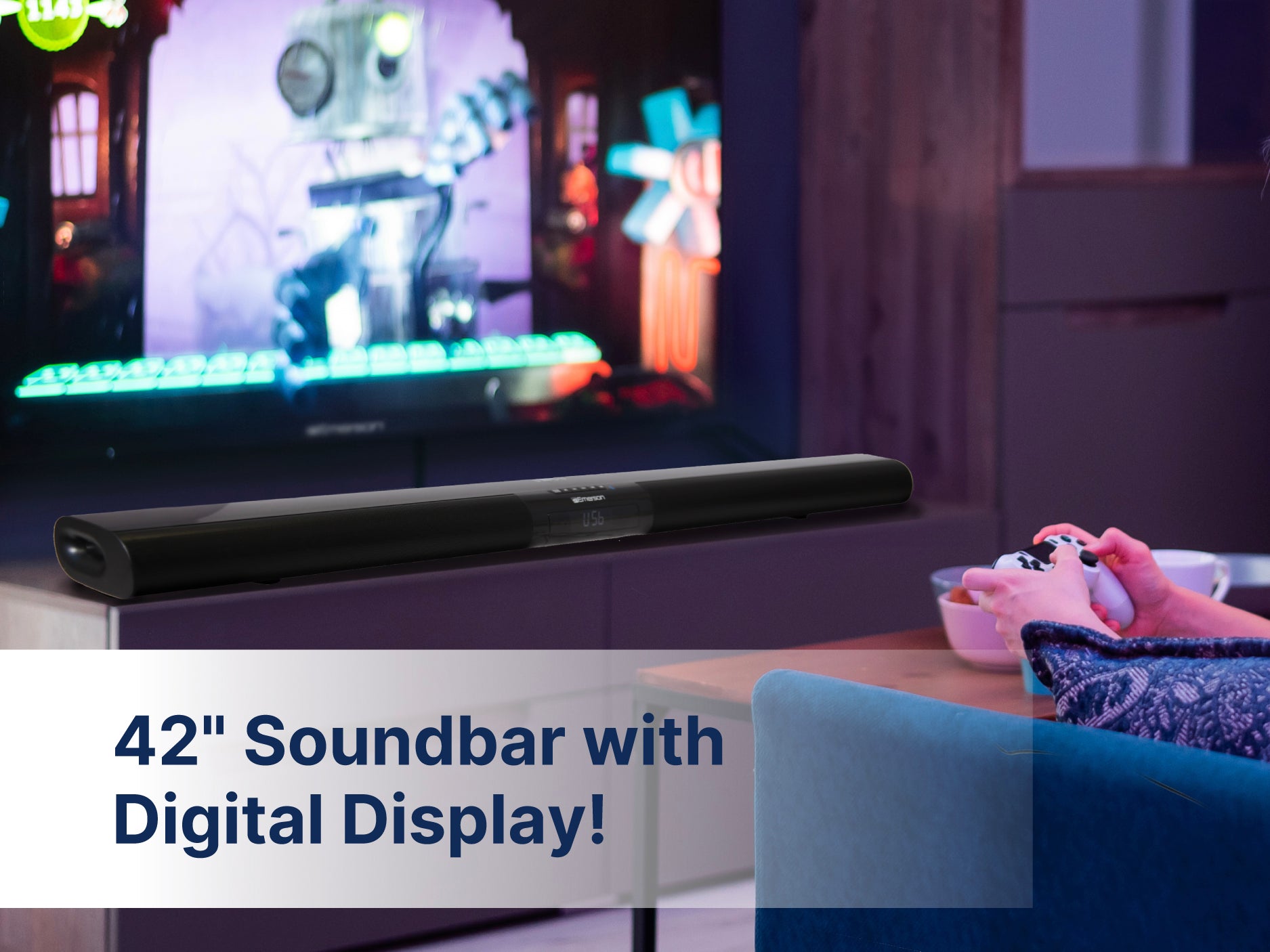 42" Bluetooth® Soundbar with Digital FM Radio and Remote Control