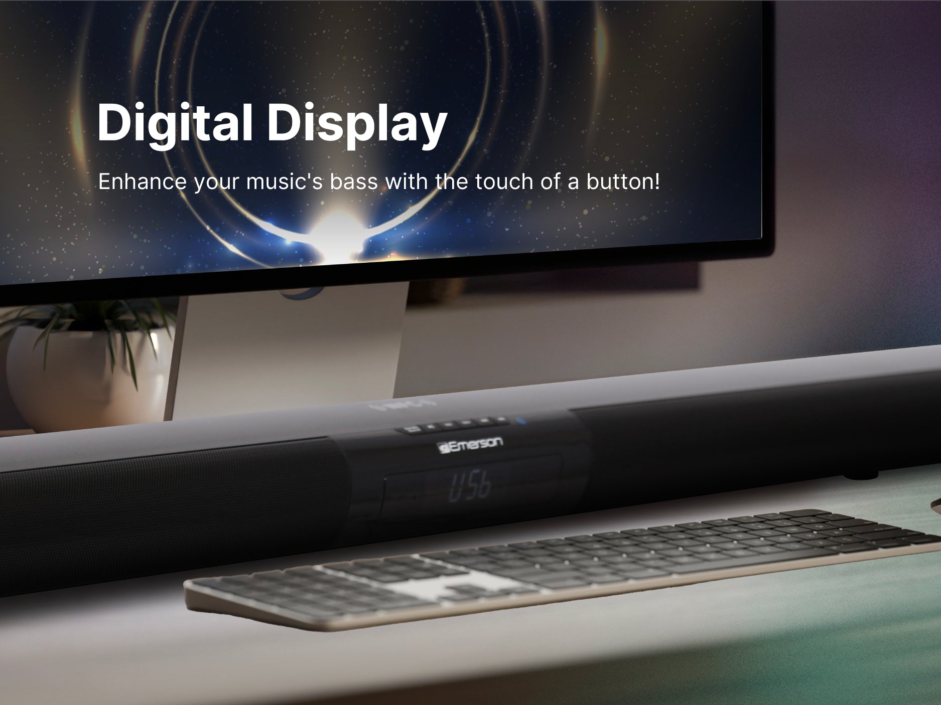 42" Bluetooth® Soundbar with Digital FM Radio and Remote Control