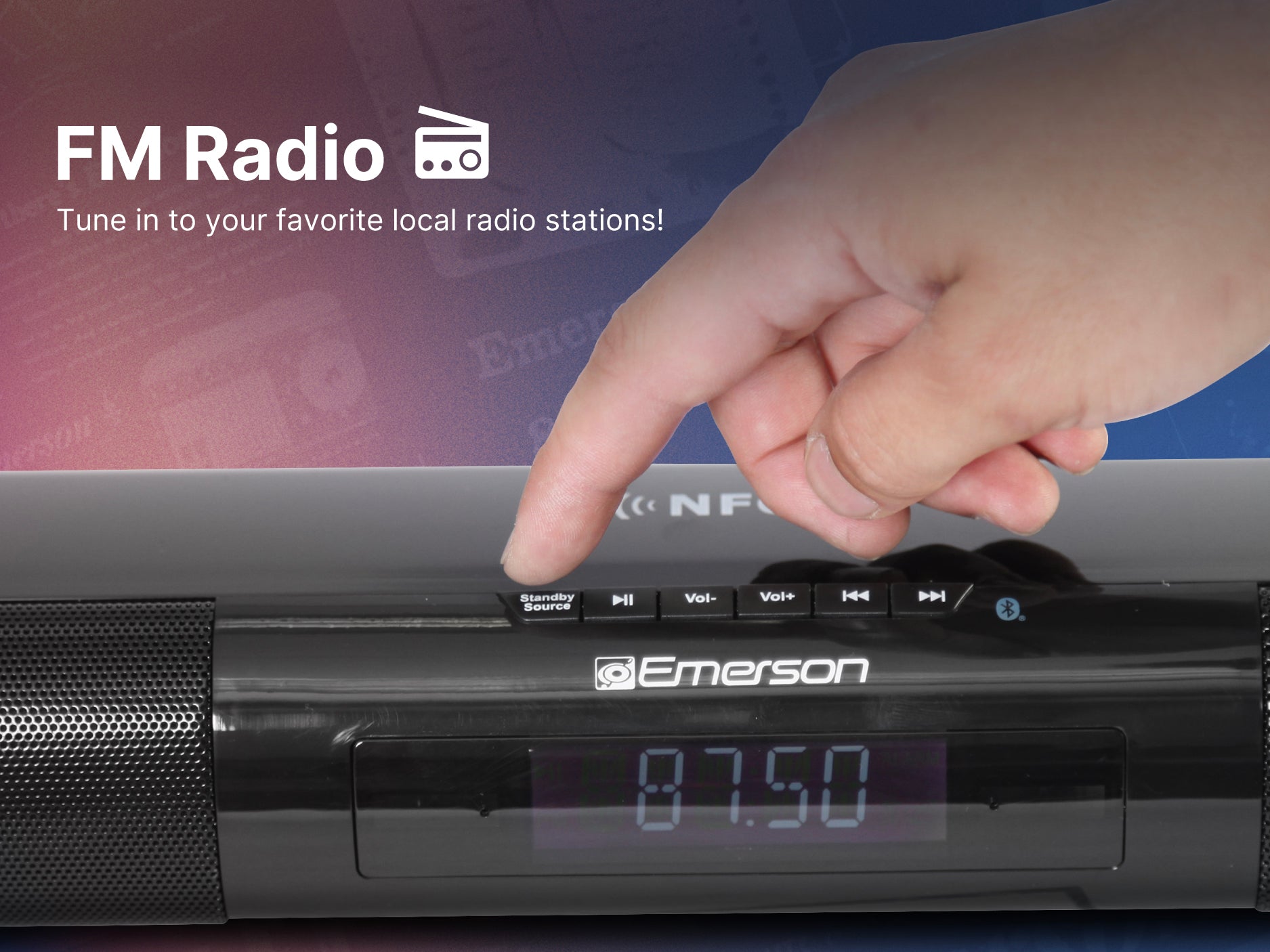 42" Bluetooth® Soundbar with Digital FM Radio and Remote Control