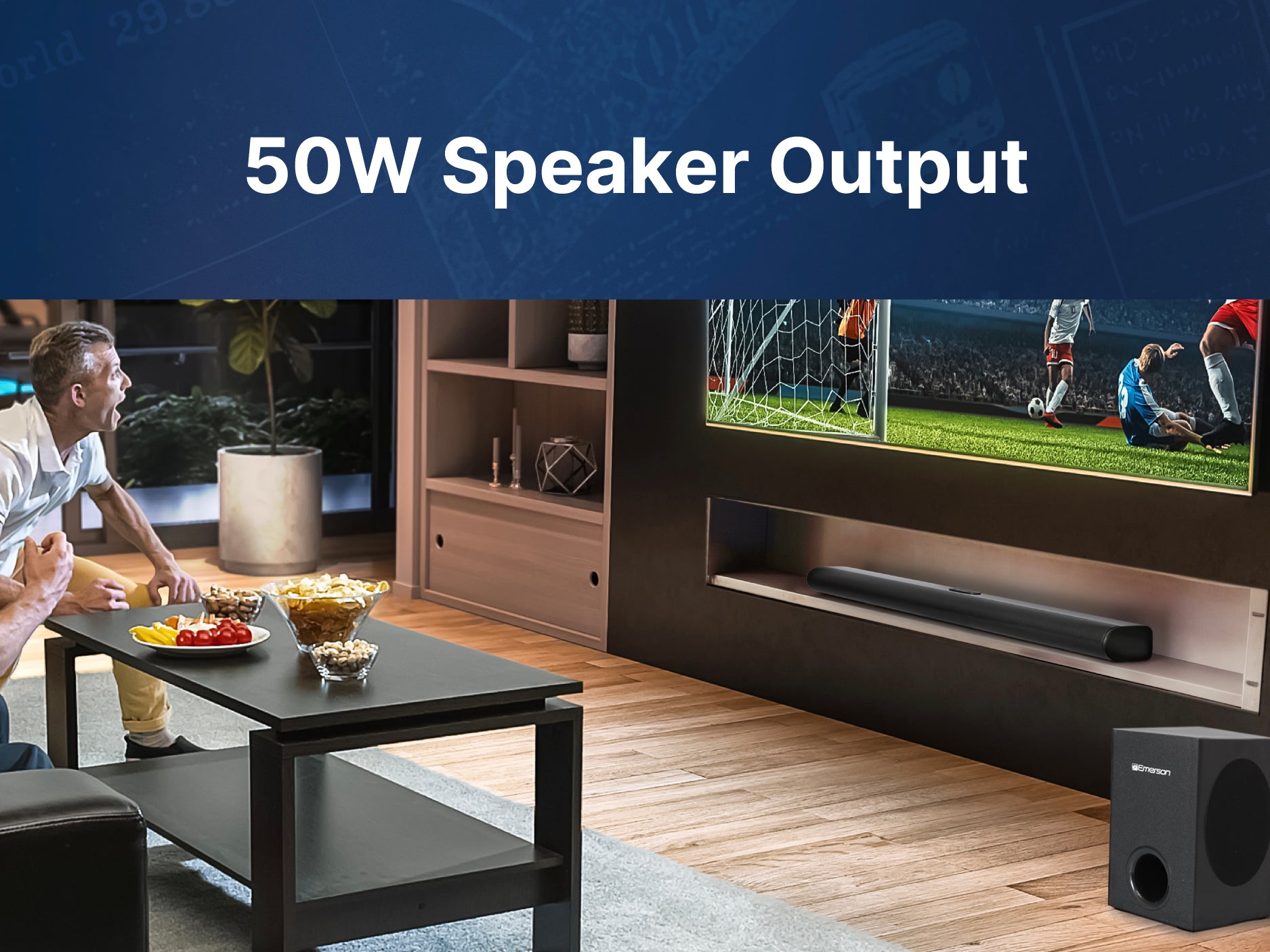 37" Bluetooth® Soundbar & Wireless Subwoofer Home Theater System