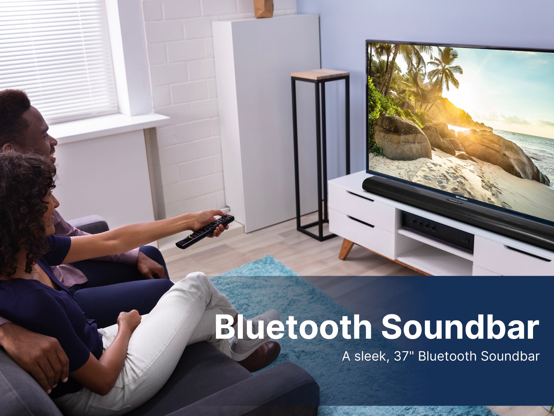 37" Bluetooth® Soundbar & Wireless Subwoofer Home Theater System