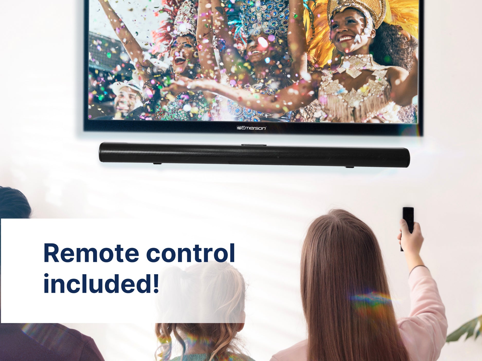 37" Bluetooth® Soundbar & Wireless Subwoofer Home Theater System