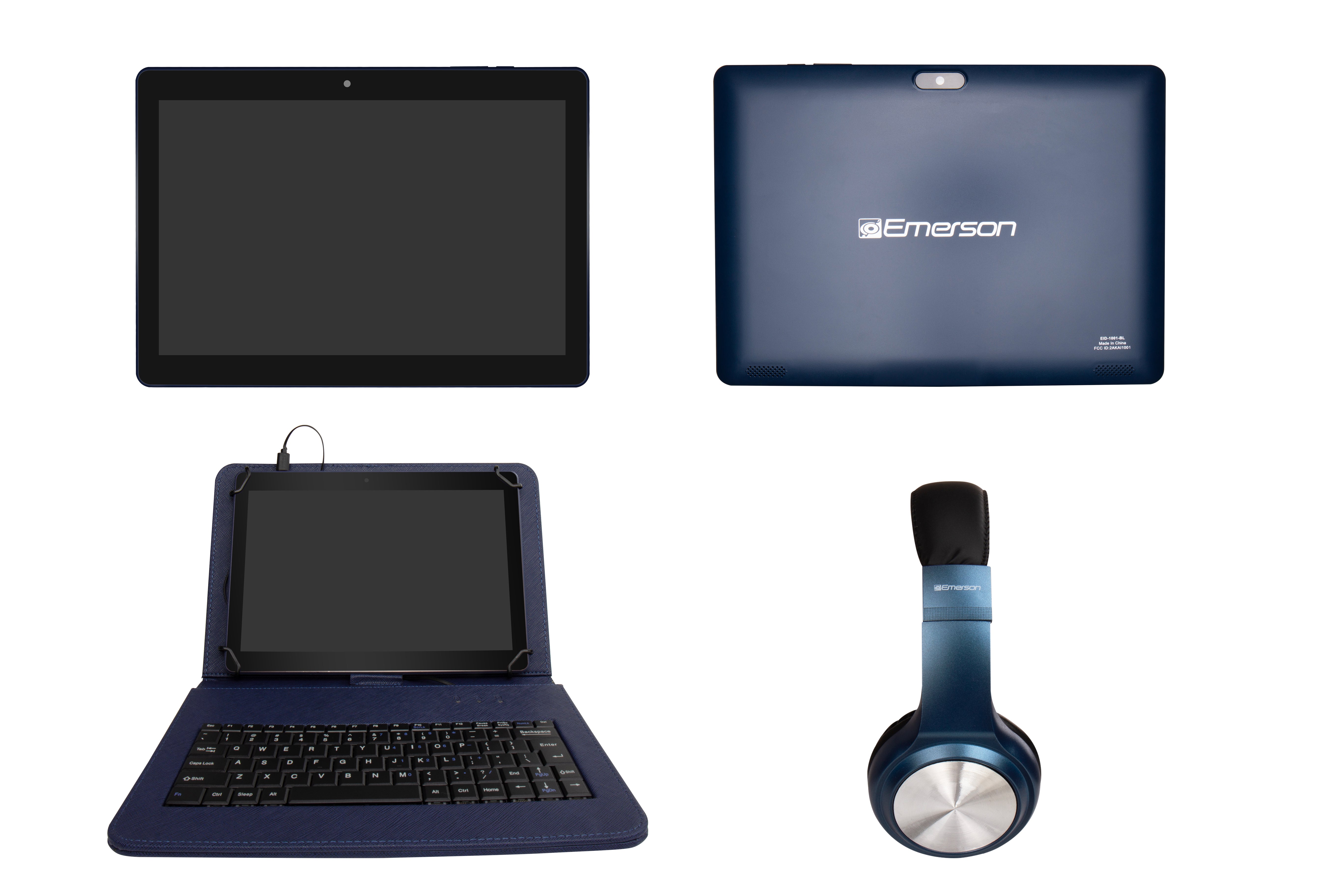 10.1" Tablet Combo with Wired Headphone and USB Keyboard