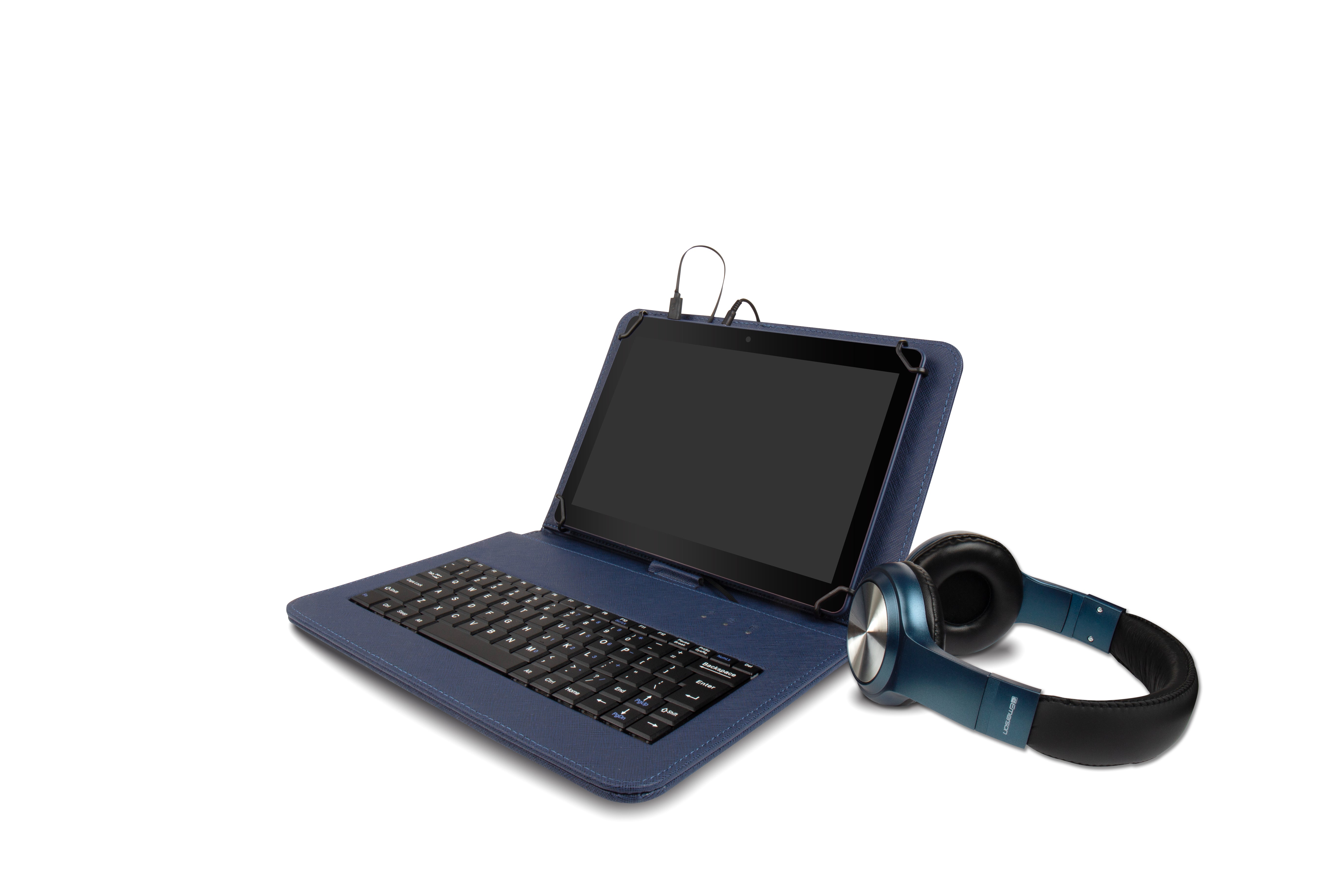 10.1" Tablet Combo with Wired Headphone and USB Keyboard