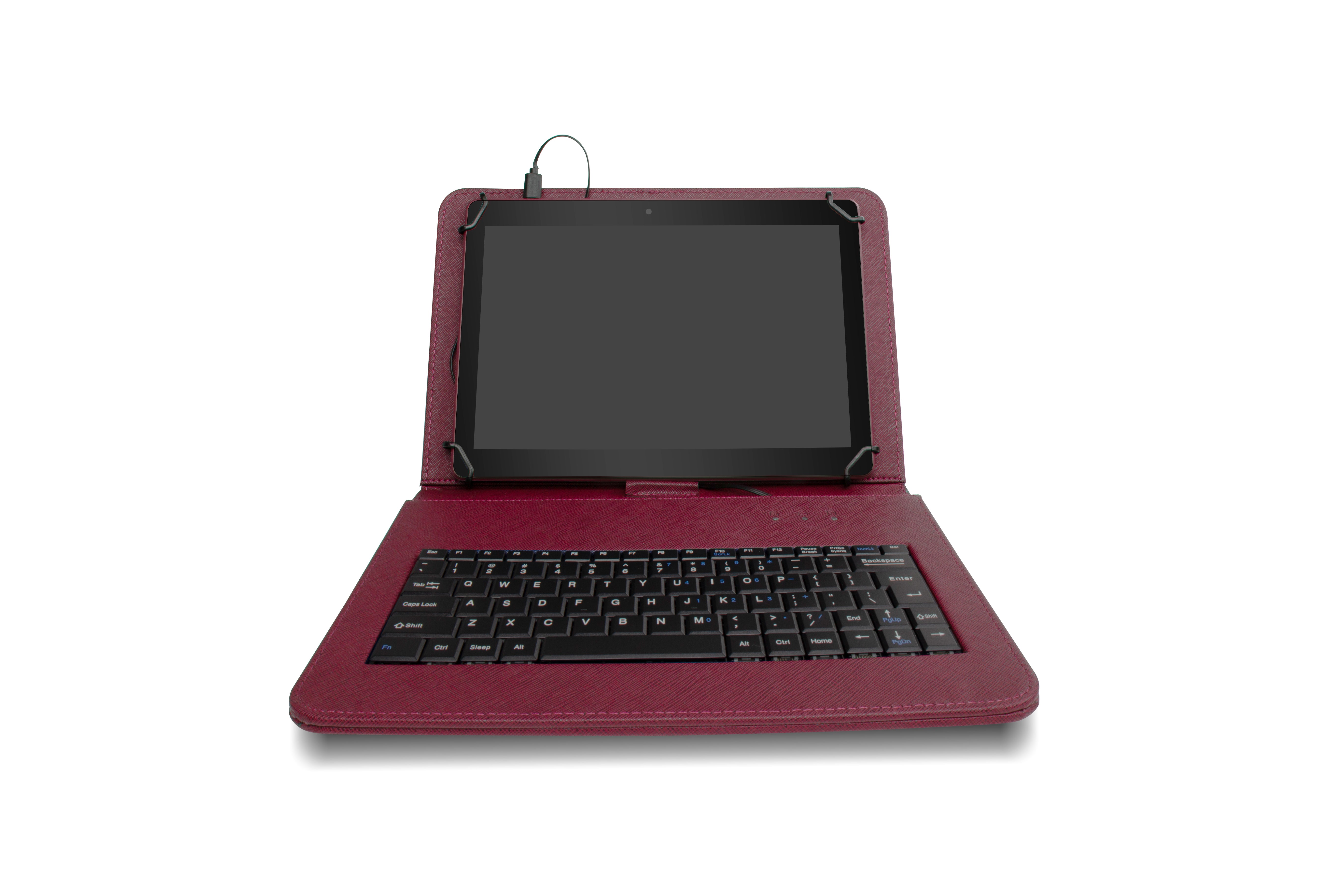 10.1" Tablet Combo with Wired Headphone and USB Keyboard