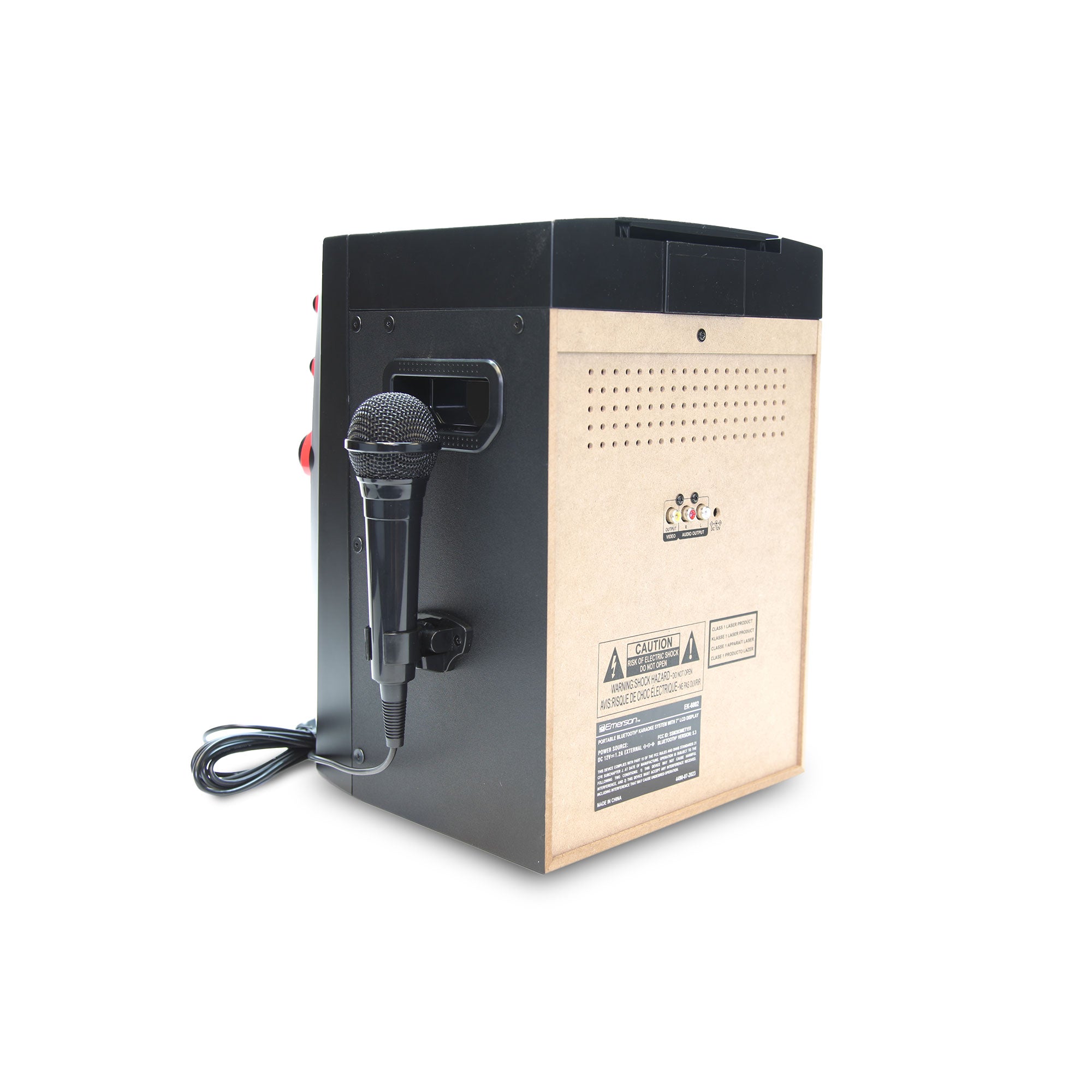 Portable Bluetooth® Karaoke System
with 7" LCD Display
