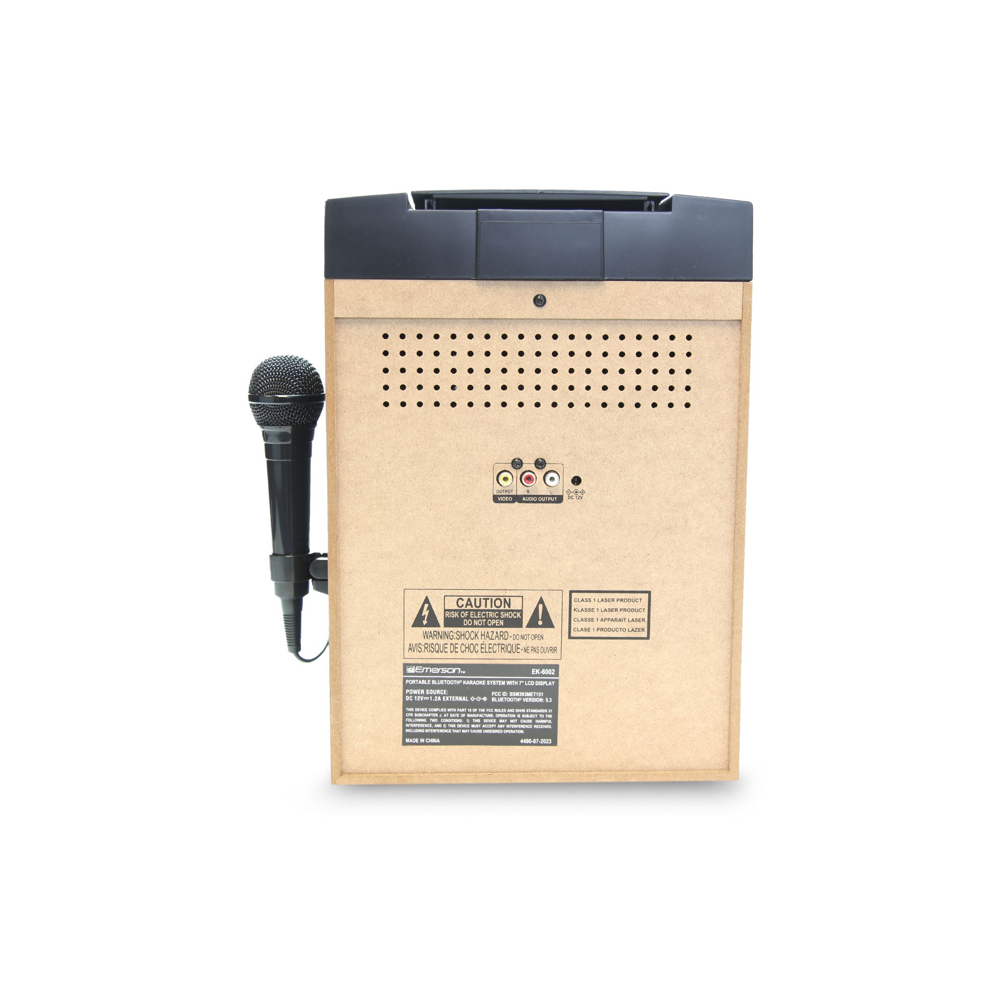 Portable Bluetooth® Karaoke System
with 7" LCD Display