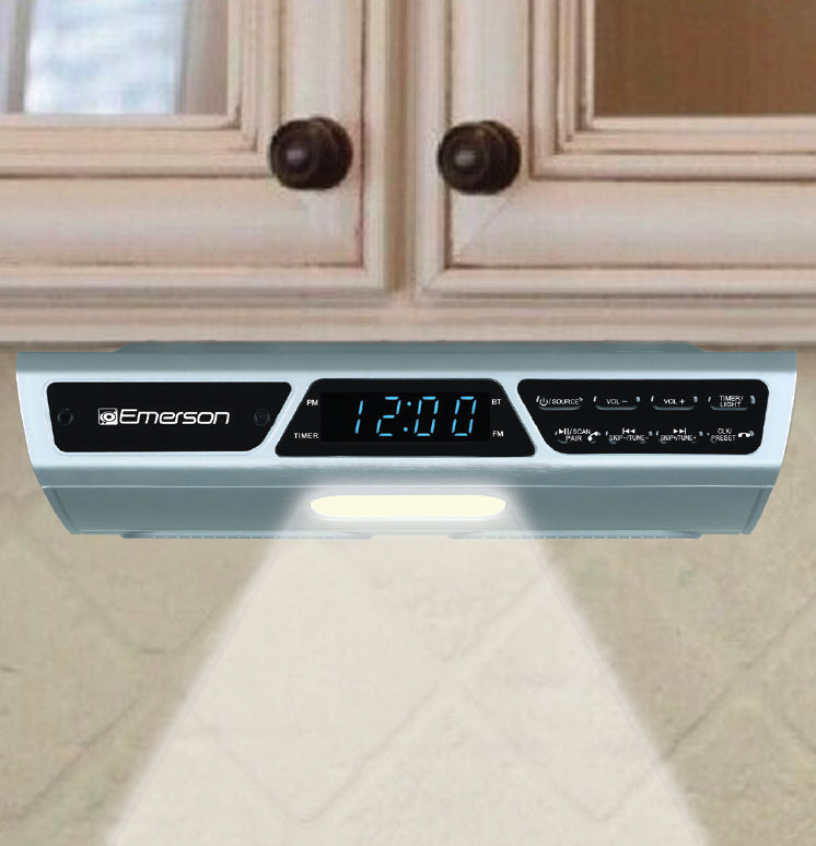 Undercabinet Bluetooth® Speaker with FM Radio