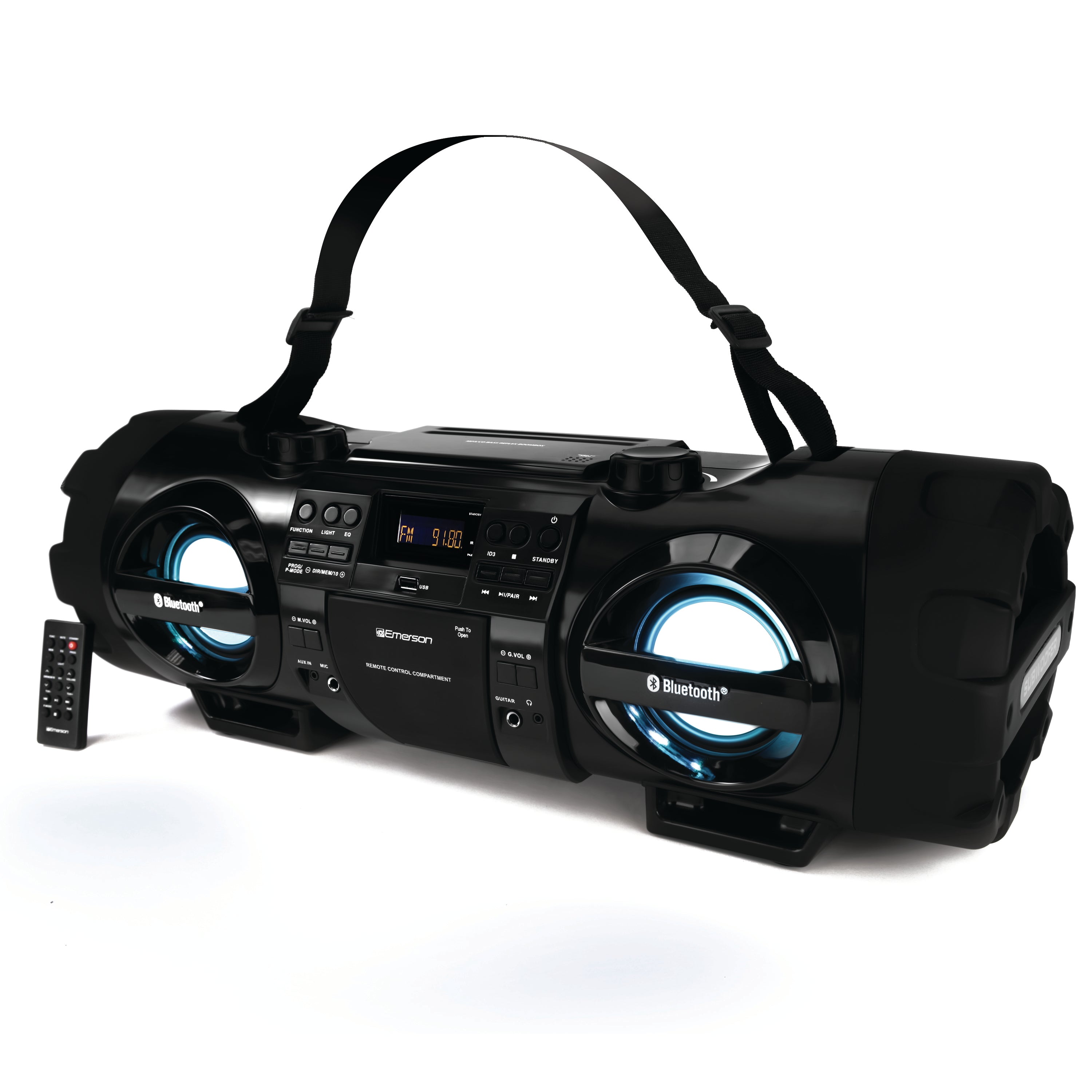 Dual Subwoofer Bluetooth® Boombox