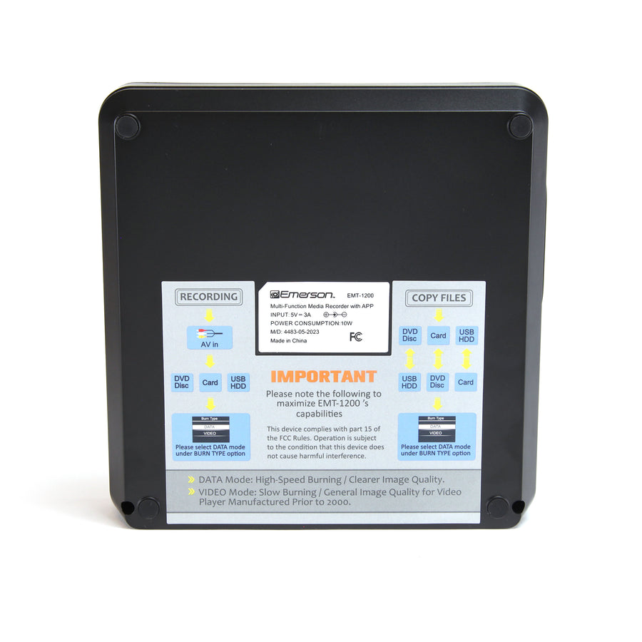 MultiFunction Media Recorder EMERSONAUDIO