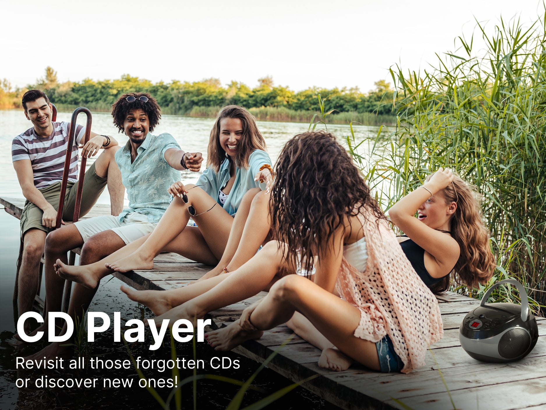 Portable CD Player with AM/FM Radio