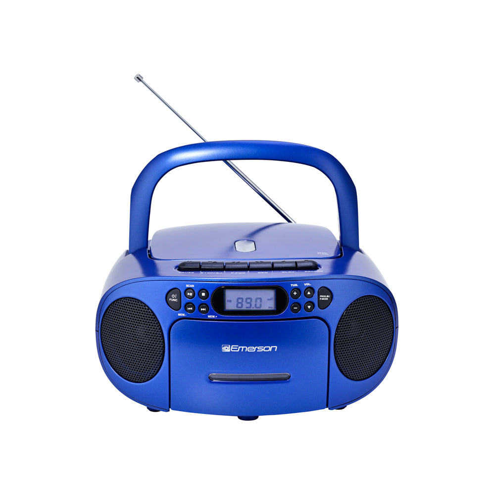 Portable CD / Cassette Player with AM/FM Stereo