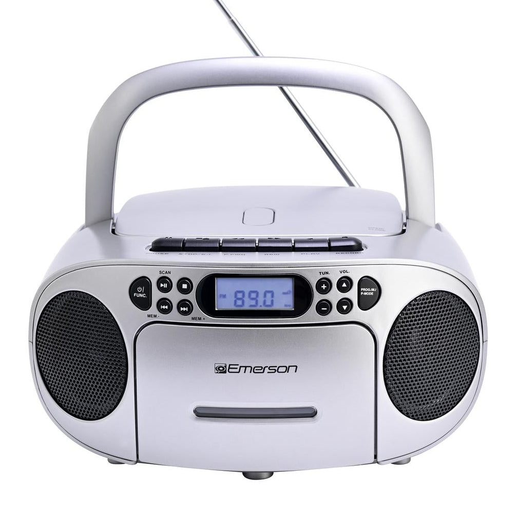 Portable CD / Cassette Player with AM/FM Stereo