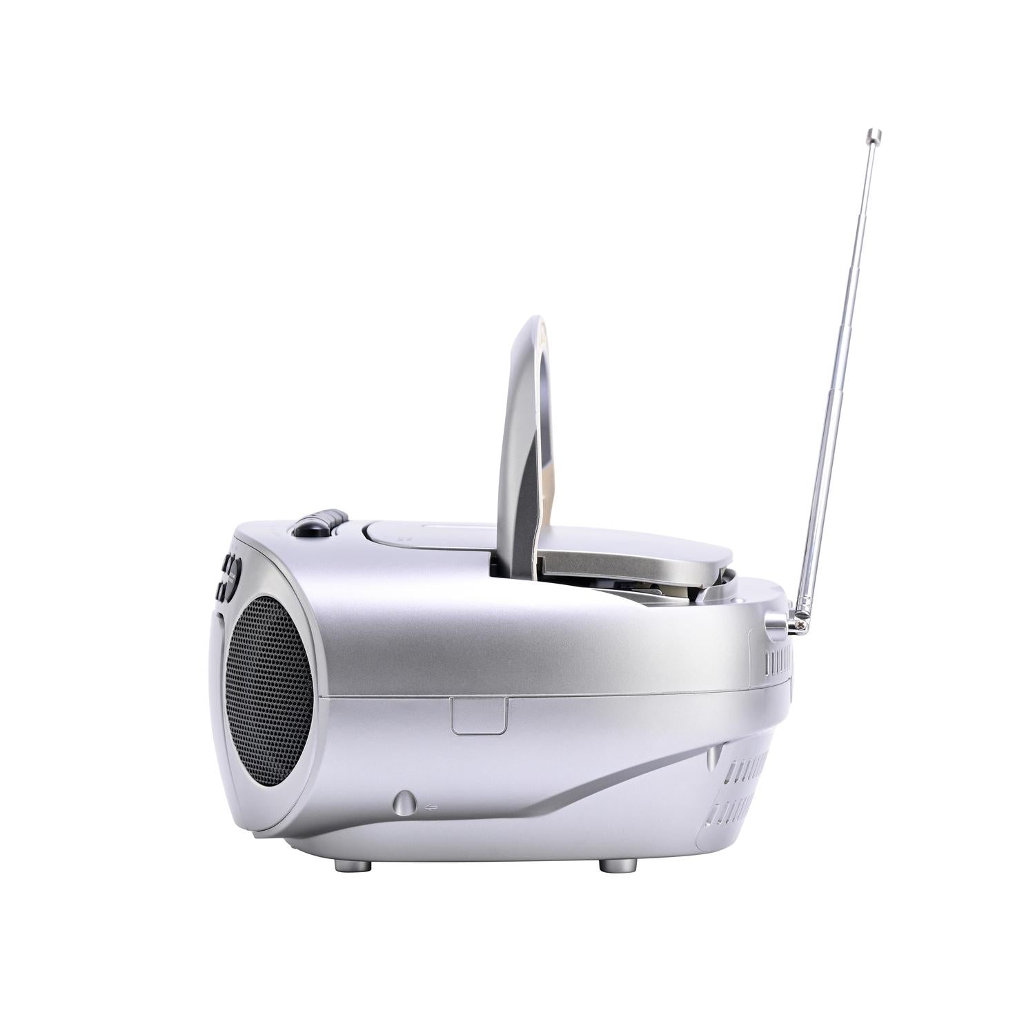 Portable CD / Cassette Boombox with AM/FM Radio