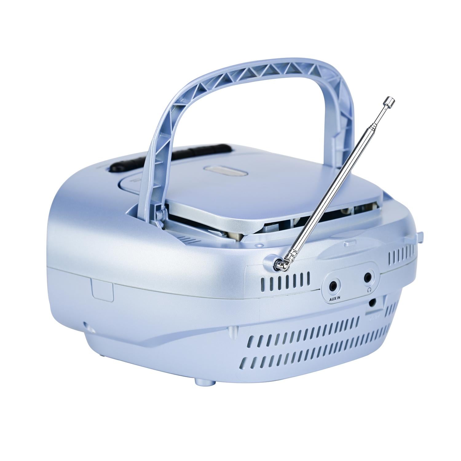 Portable CD / Cassette Boombox with AM/FM Radio