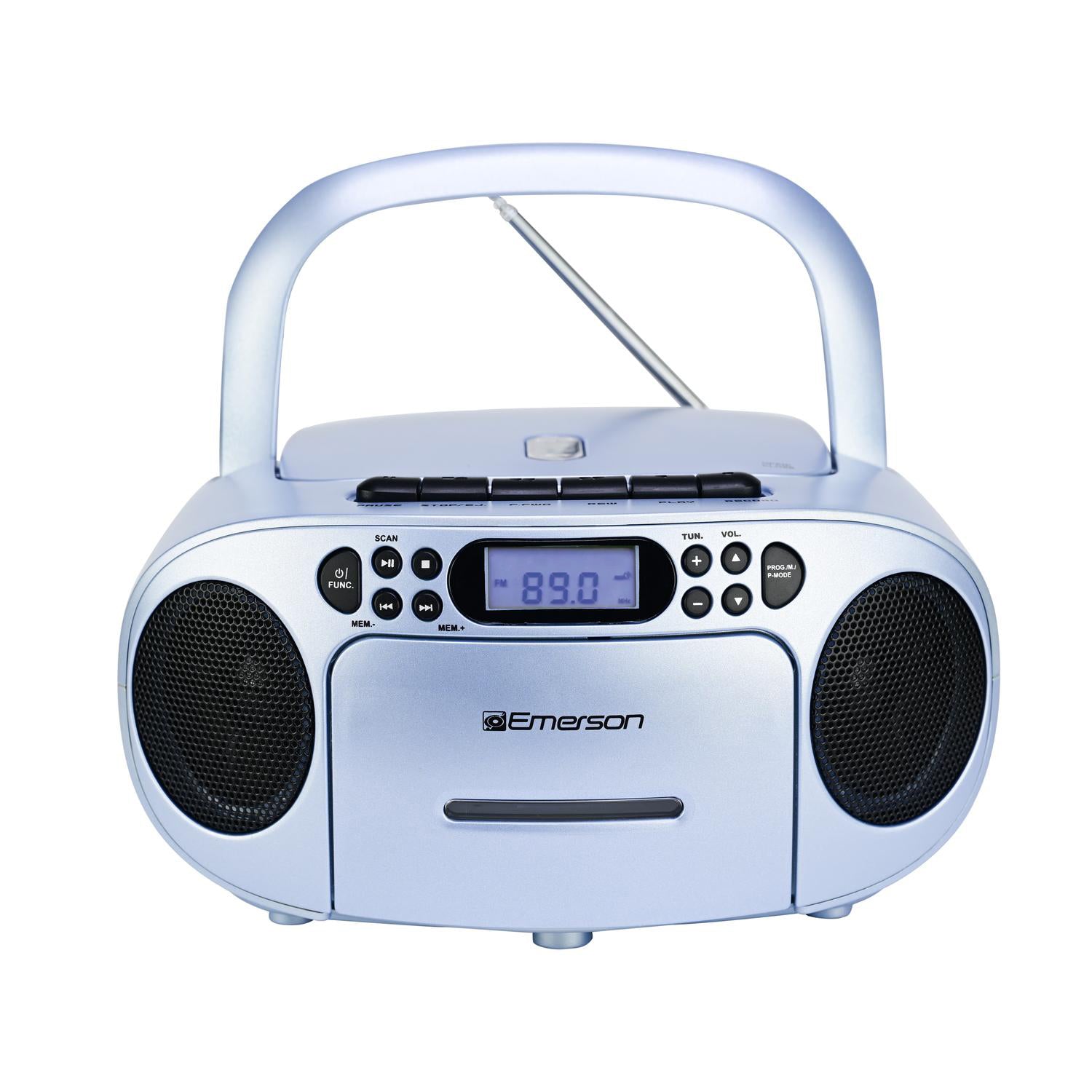 Portable CD / Cassette Boombox with AM/FM Radio