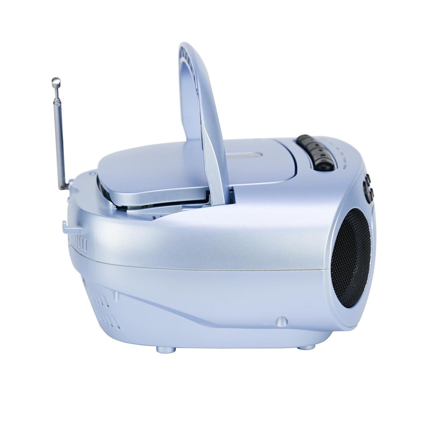 Portable CD / Cassette Boombox with AM/FM Radio