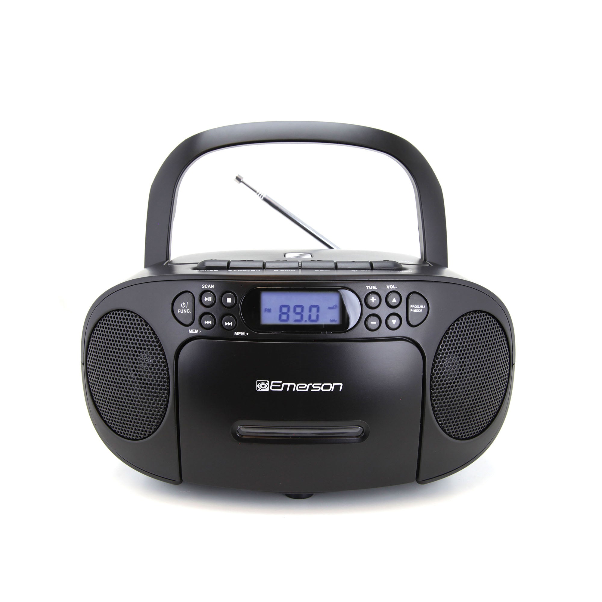 Portable CD / Cassette Boombox with AM/FM Radio