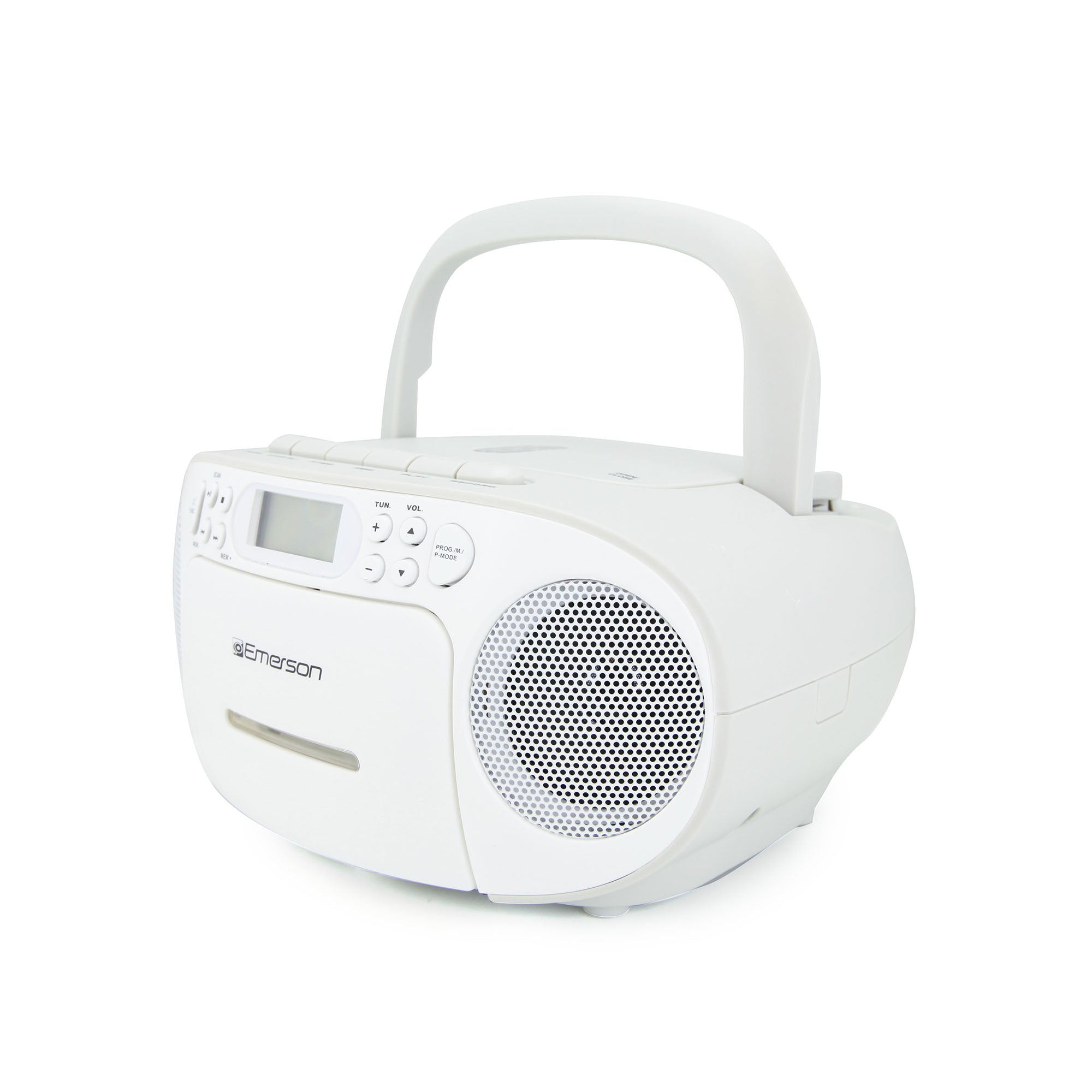 Portable CD / Cassette Player with AM/FM Stereo – EMERSONAUDIO