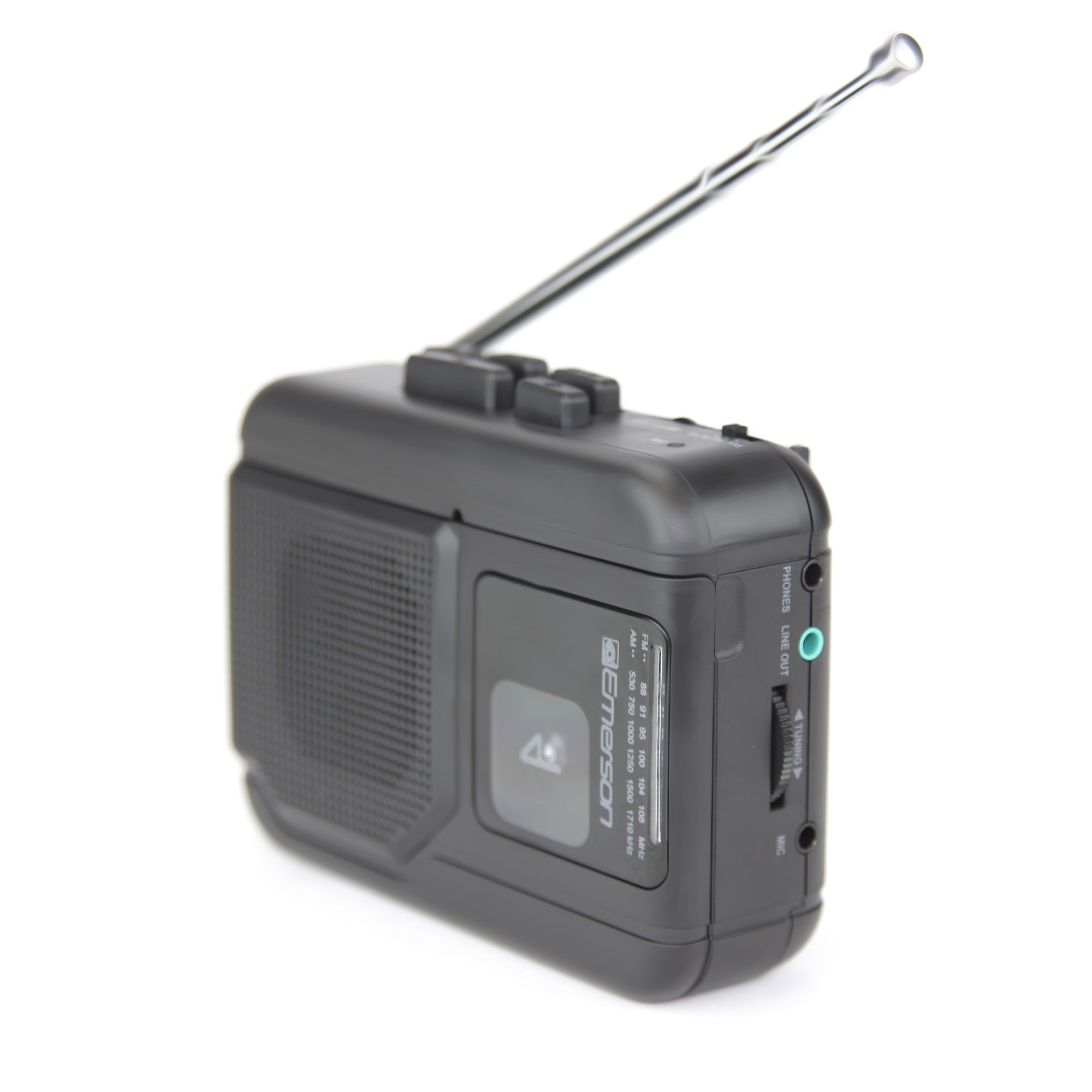 Portable Cassette Player with AM/FM Radio & Bluetooth® Out