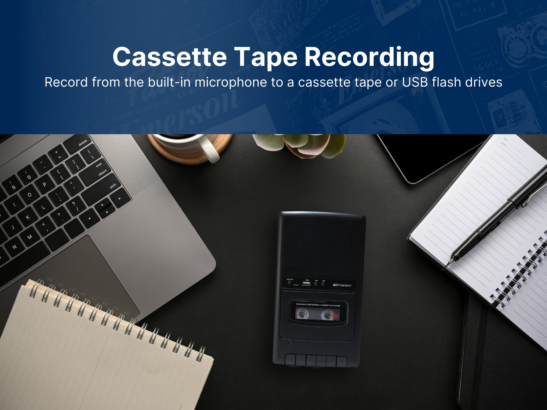 Portable Cassette Player and Recorder