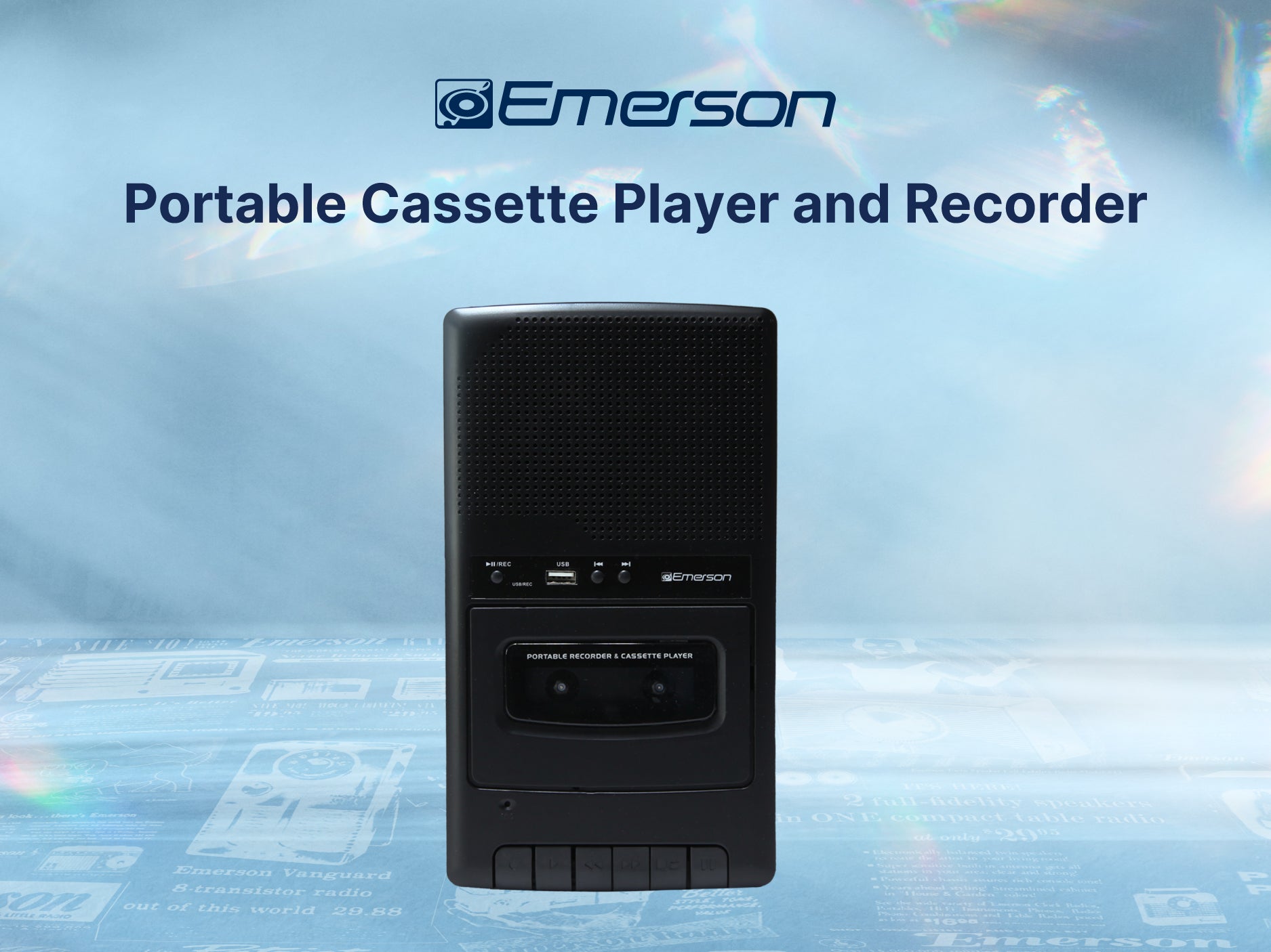 Portable Cassette Player and Recorder