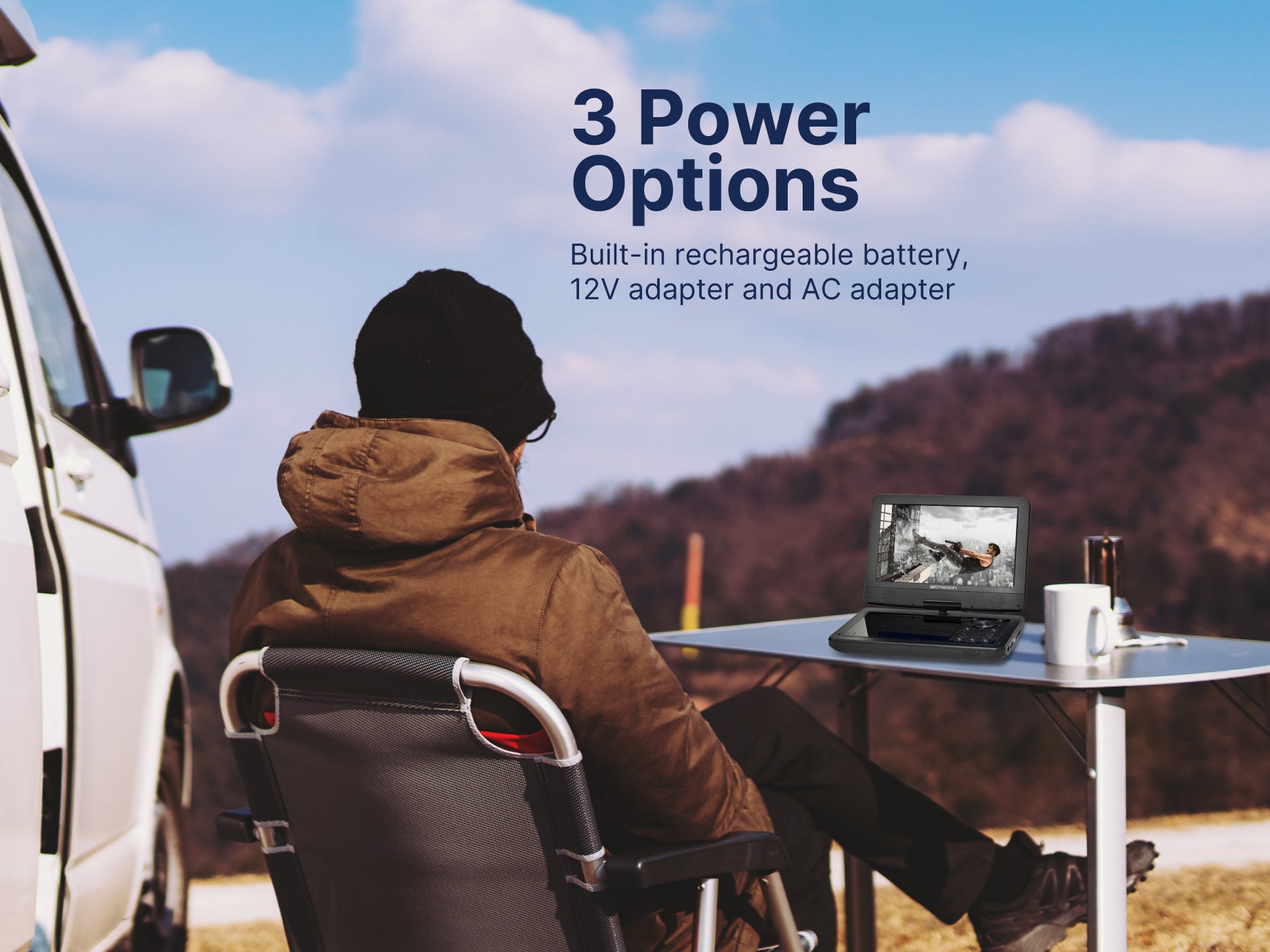 10.1" DVD Player 
with Built-in Speaker