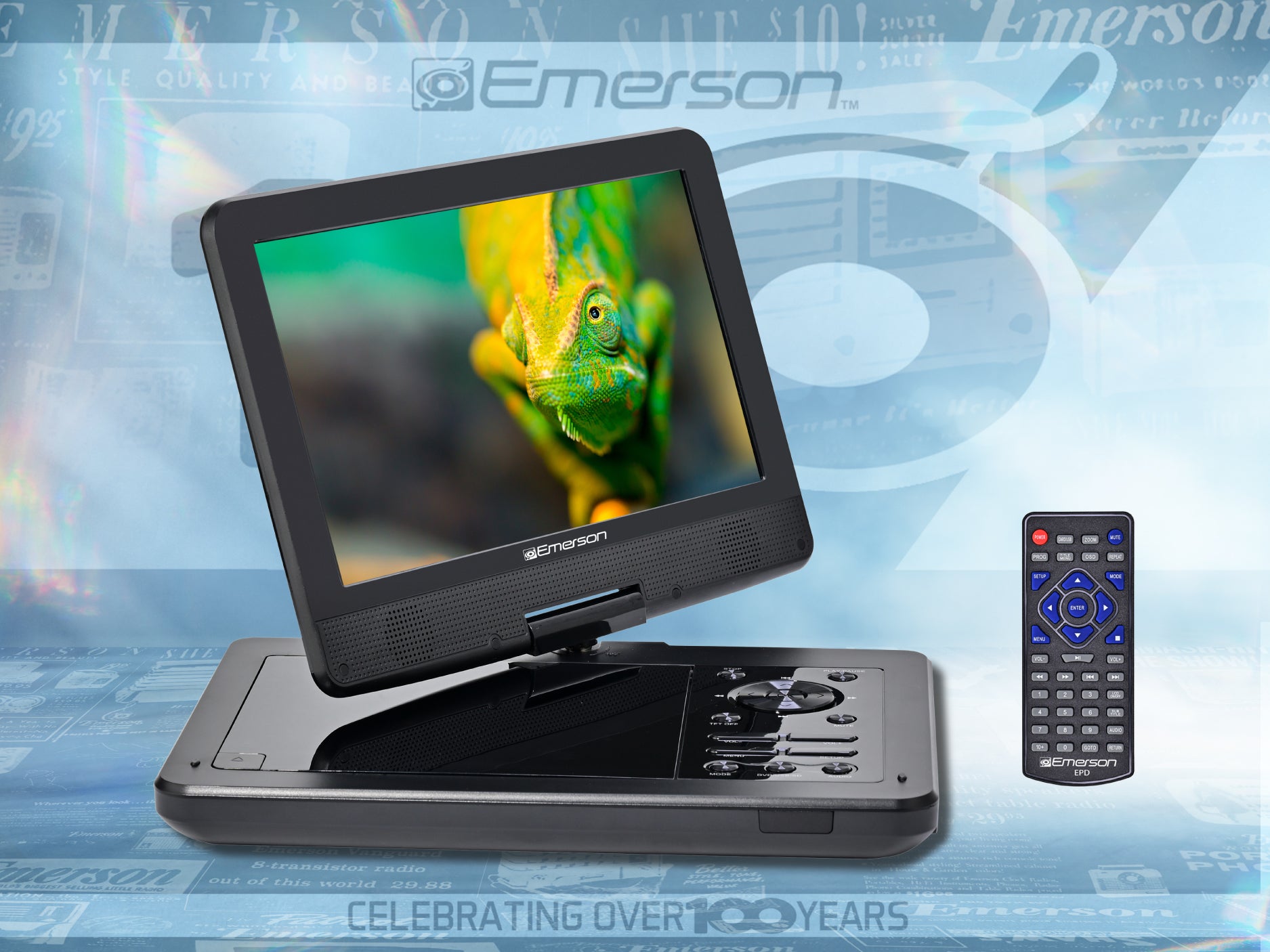 10.1" DVD Player 
with Built-in Speaker