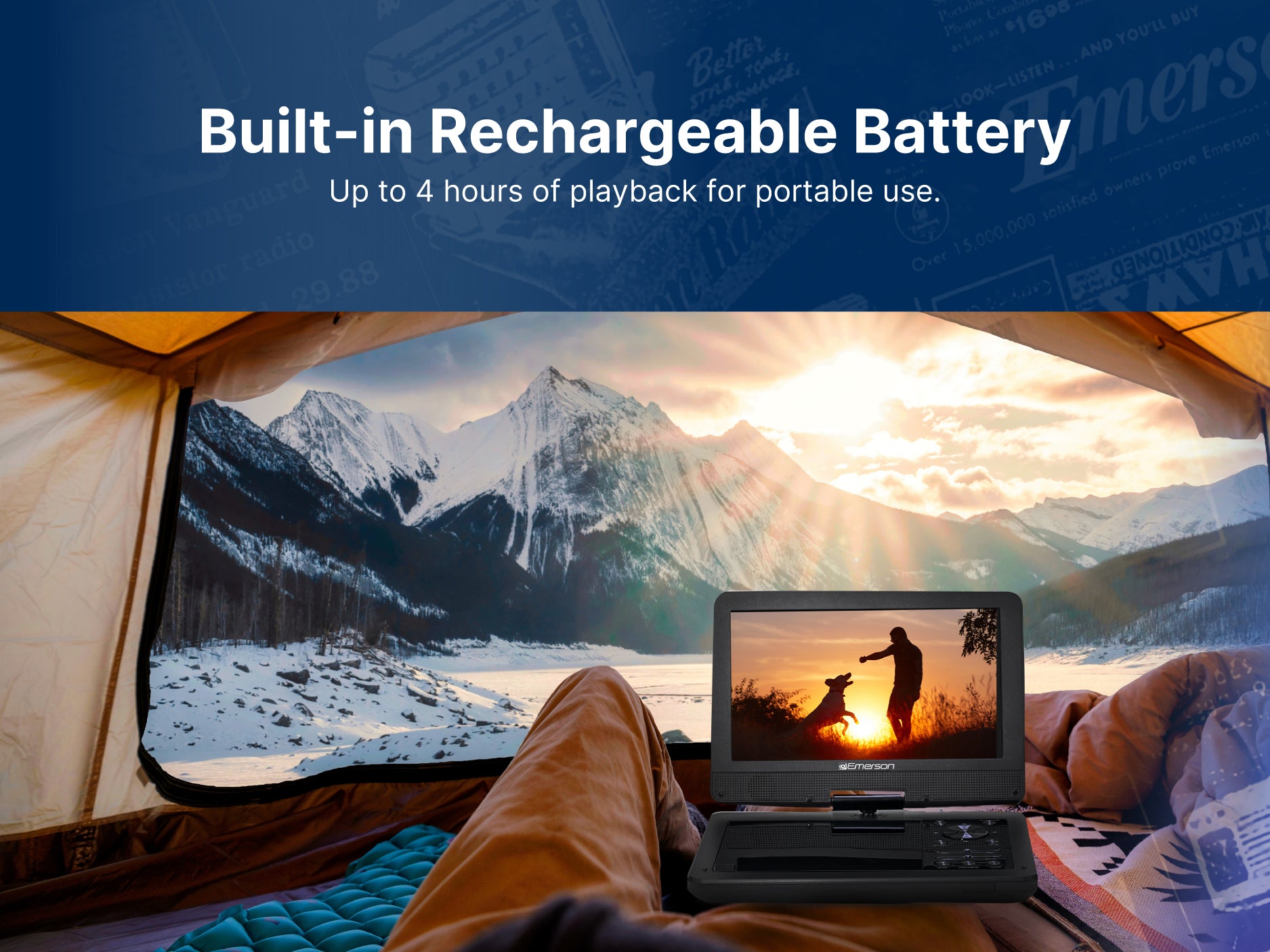 10.1" DVD Player 
with Built-in Speaker