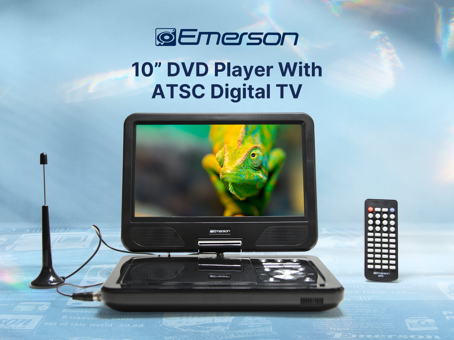 10" DVD Player 
with ATSC Digital TV
