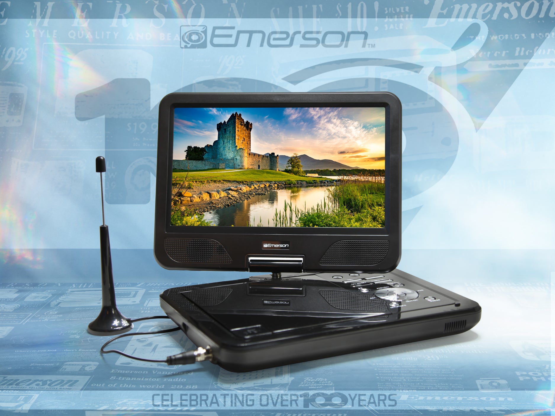 10" DVD Player 
with ATSC Digital TV