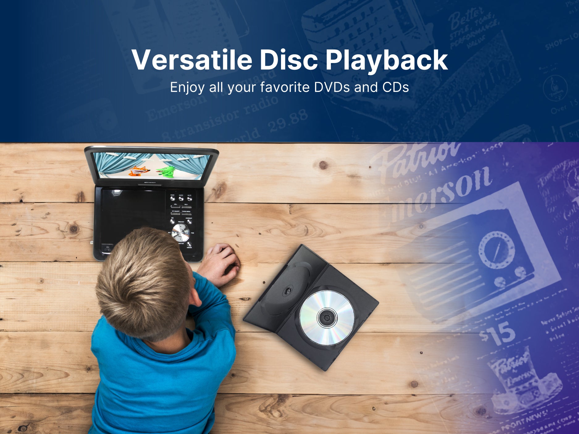10" DVD Player 
with ATSC Digital TV