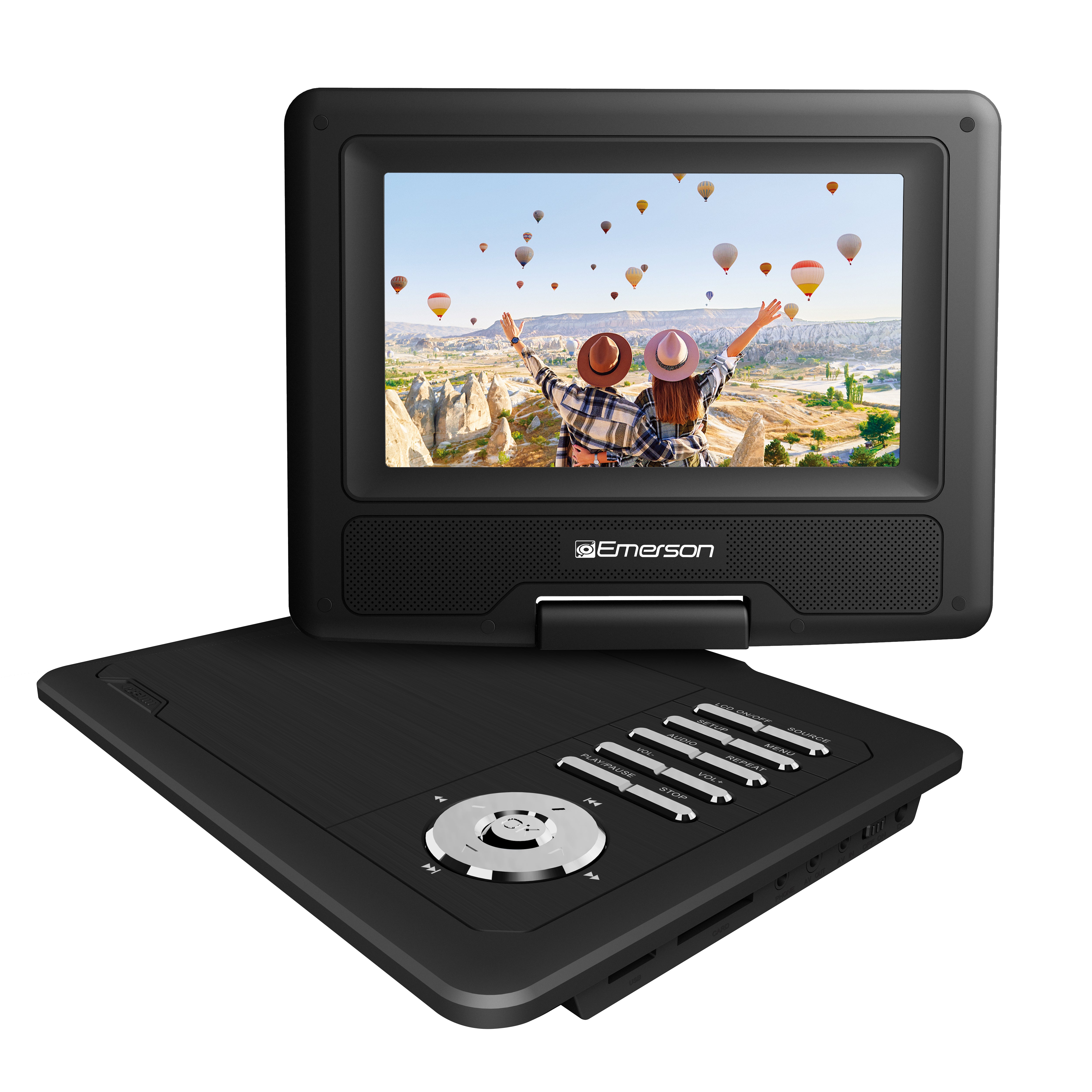 7" Portable DVD Player 
with Built-in Speaker