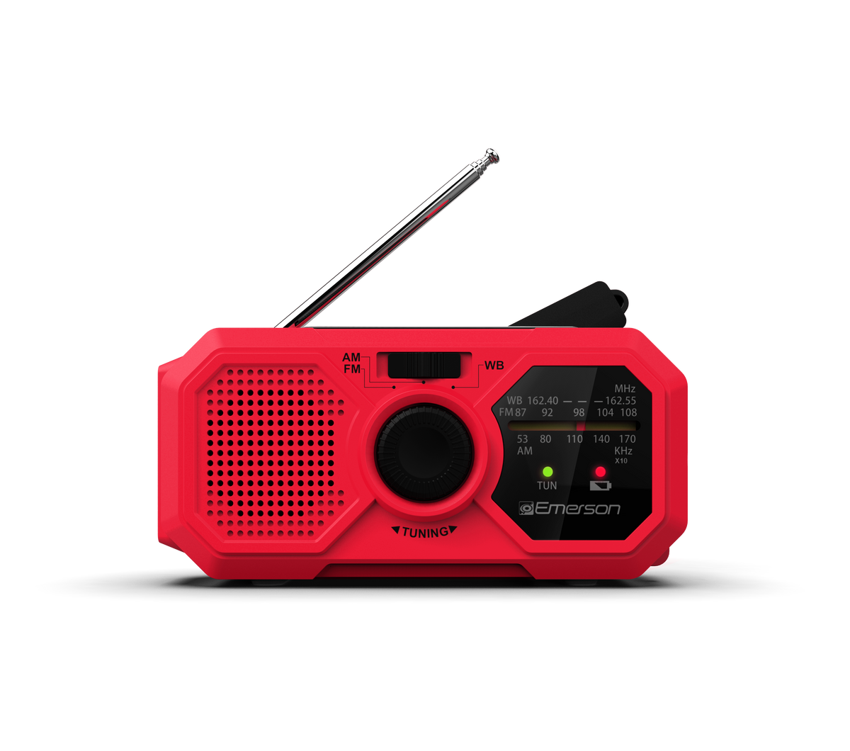 Emergency AM/FM Radio 
with Weather Band and Power Bank