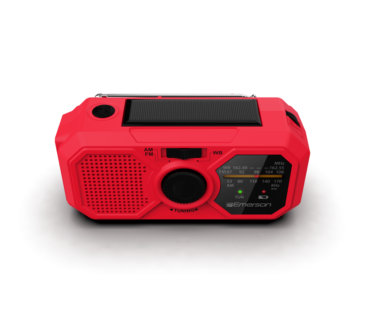 Emergency AM/FM Radio 
with Weather Band and Power Bank