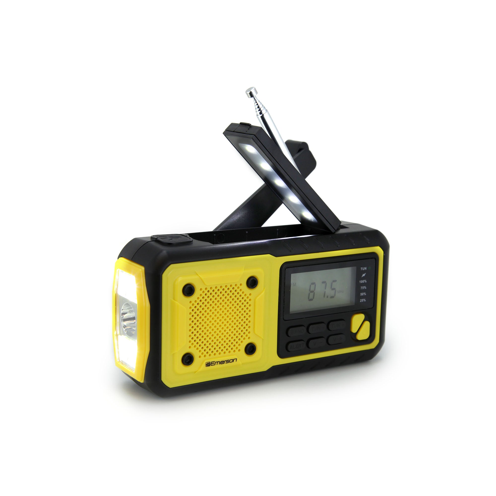 Emergency AM/FM Radio 
with Weather Band and Power Bank