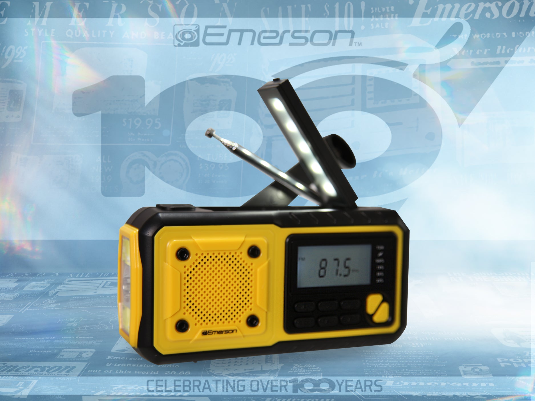 Emergency AM/FM Radio 
with Weather Band and Power Bank