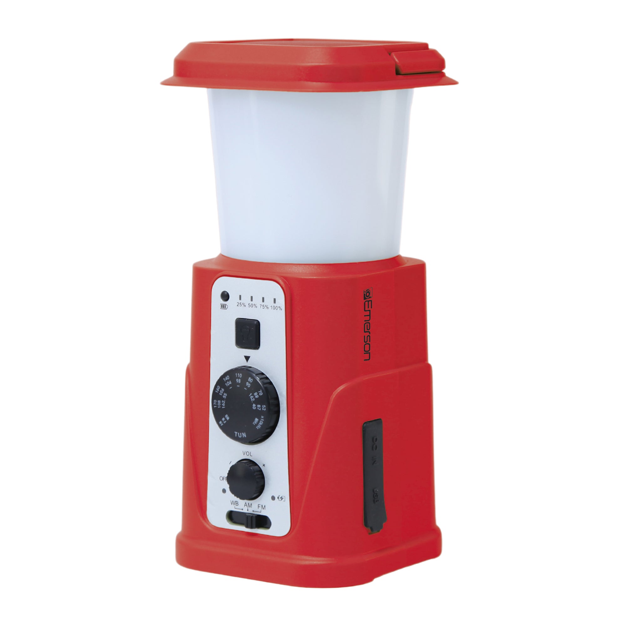 Emergency Solar Radio Lantern with Dynamo Hand-Crank Generator