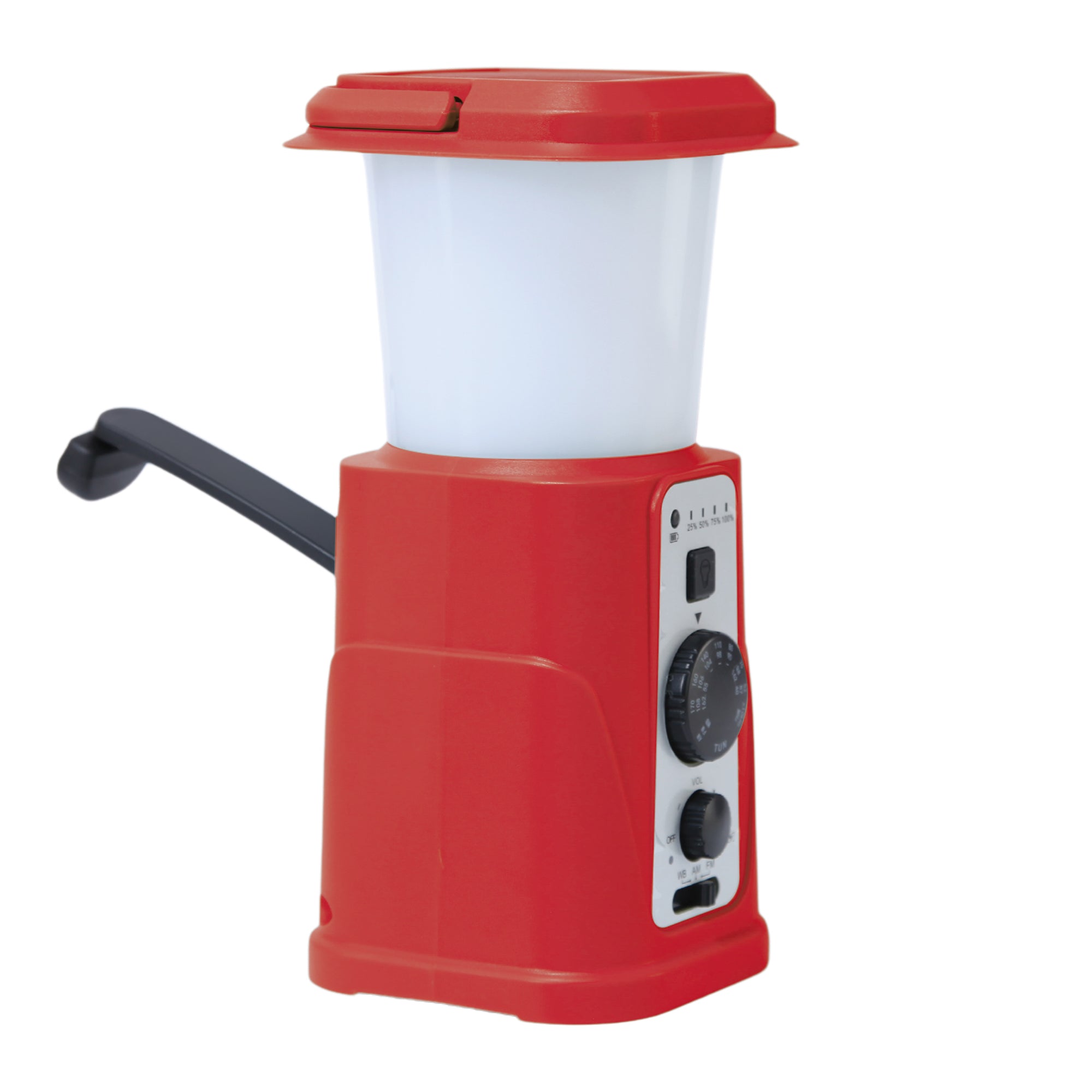 Emergency Solar Radio Lantern with Dynamo Hand-Crank Generator