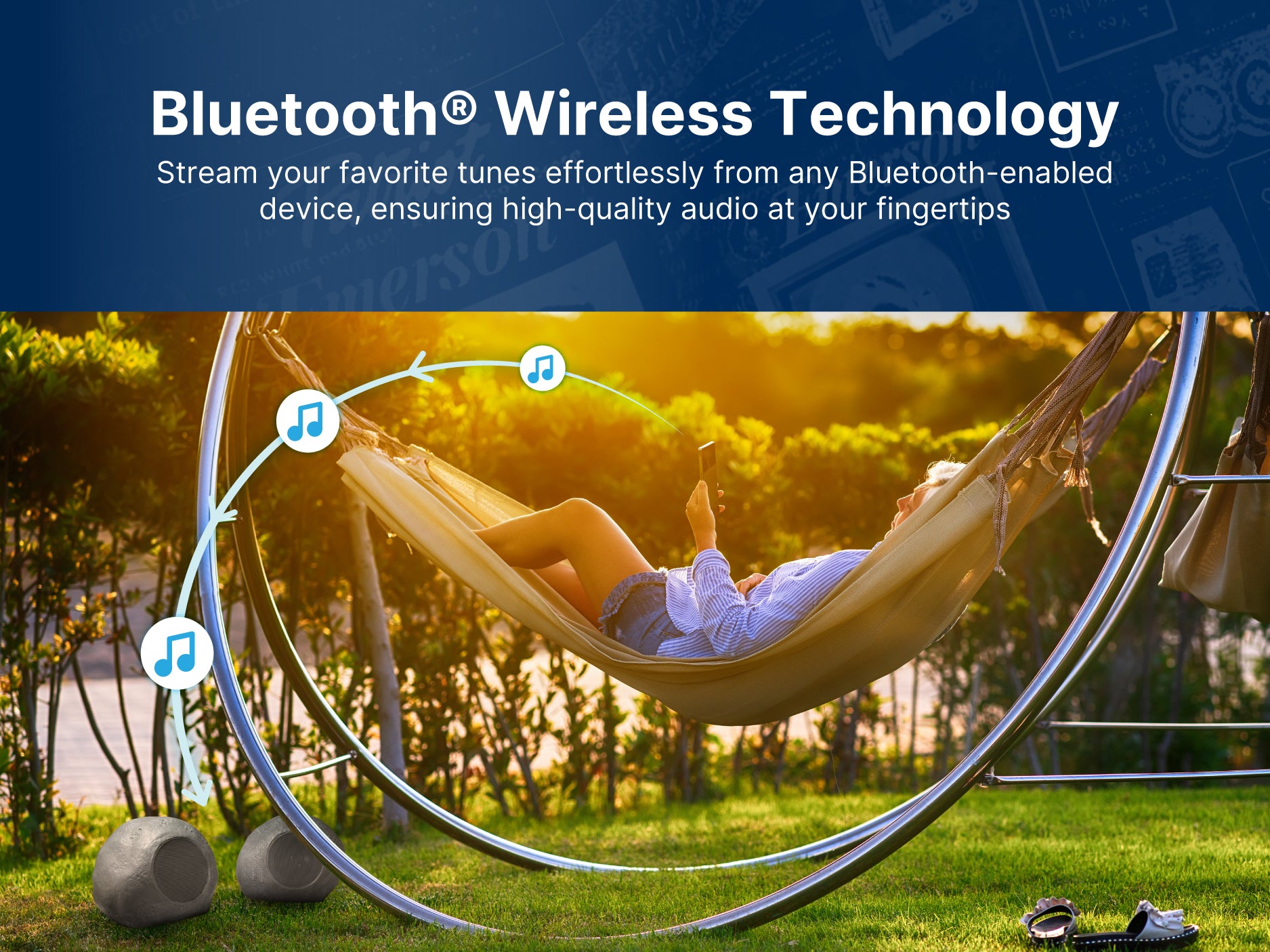 Mini Pebbles Duo Bluetooth<sup>®</sup> Speakers with TWS