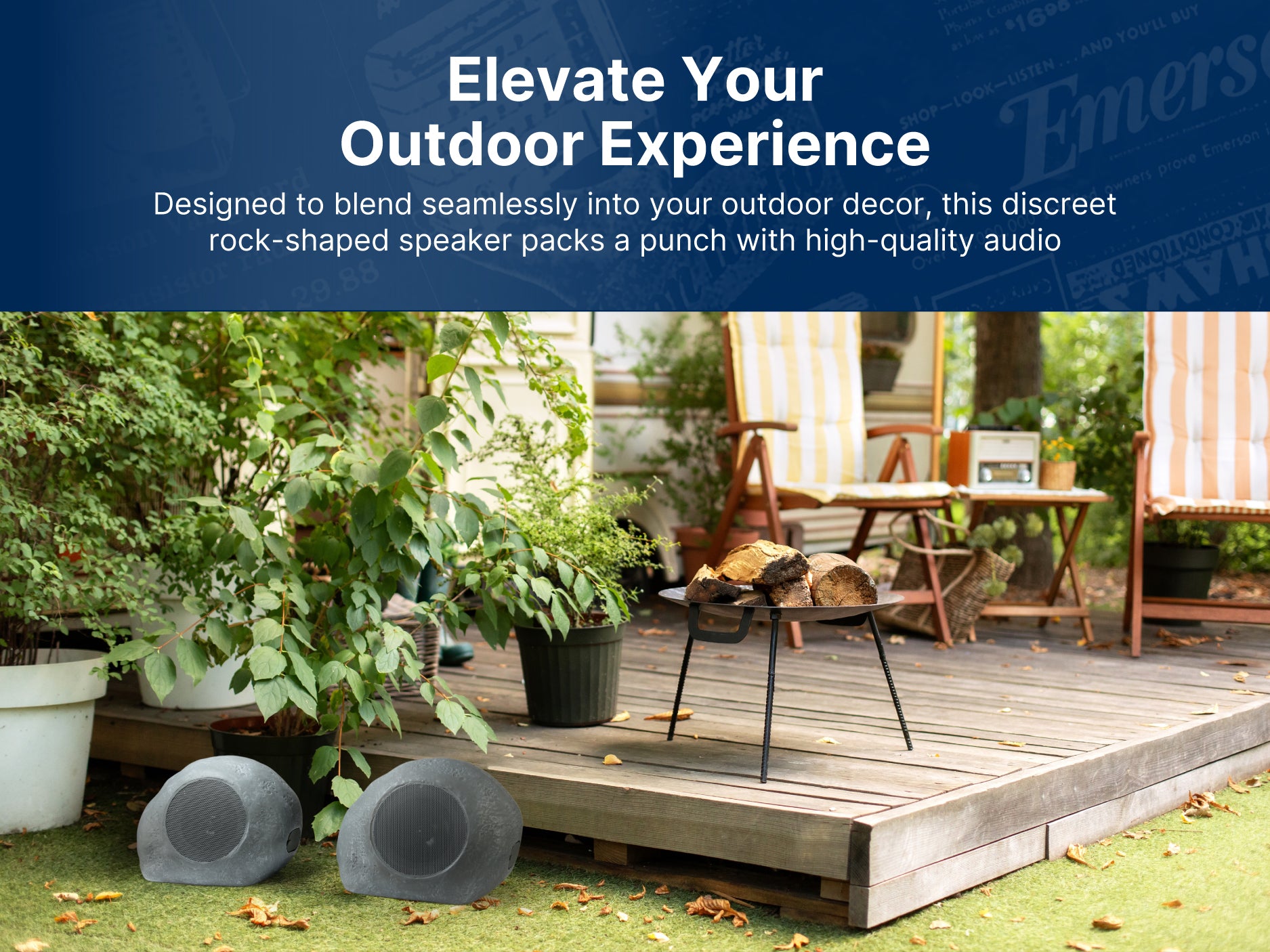 Mini Pebbles Duo Bluetooth® Speakers with TWS