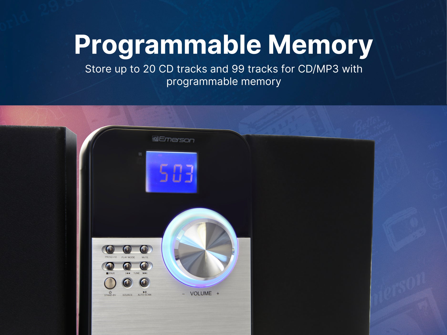 CD & MP3 Bluetooth® FM Radio Microsystem