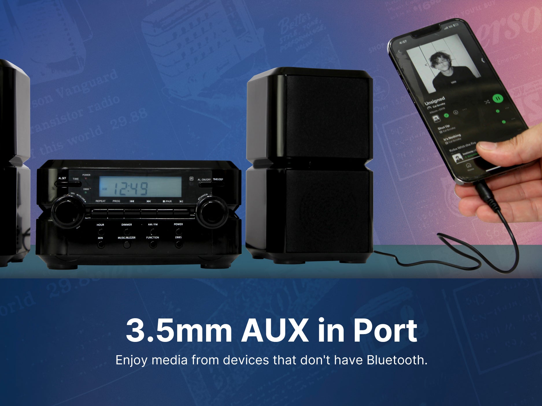 Bluetooth® CD Microsystem