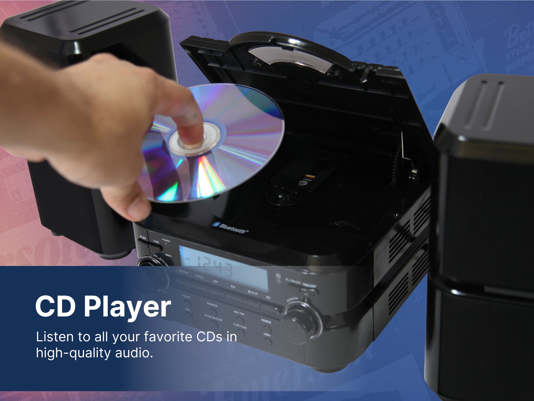 Bluetooth<sup>®</sup> CD Microsystem