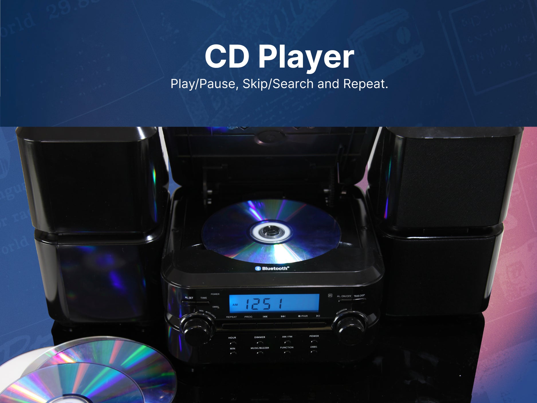 Bluetooth<sup>®</sup> CD Microsystem
