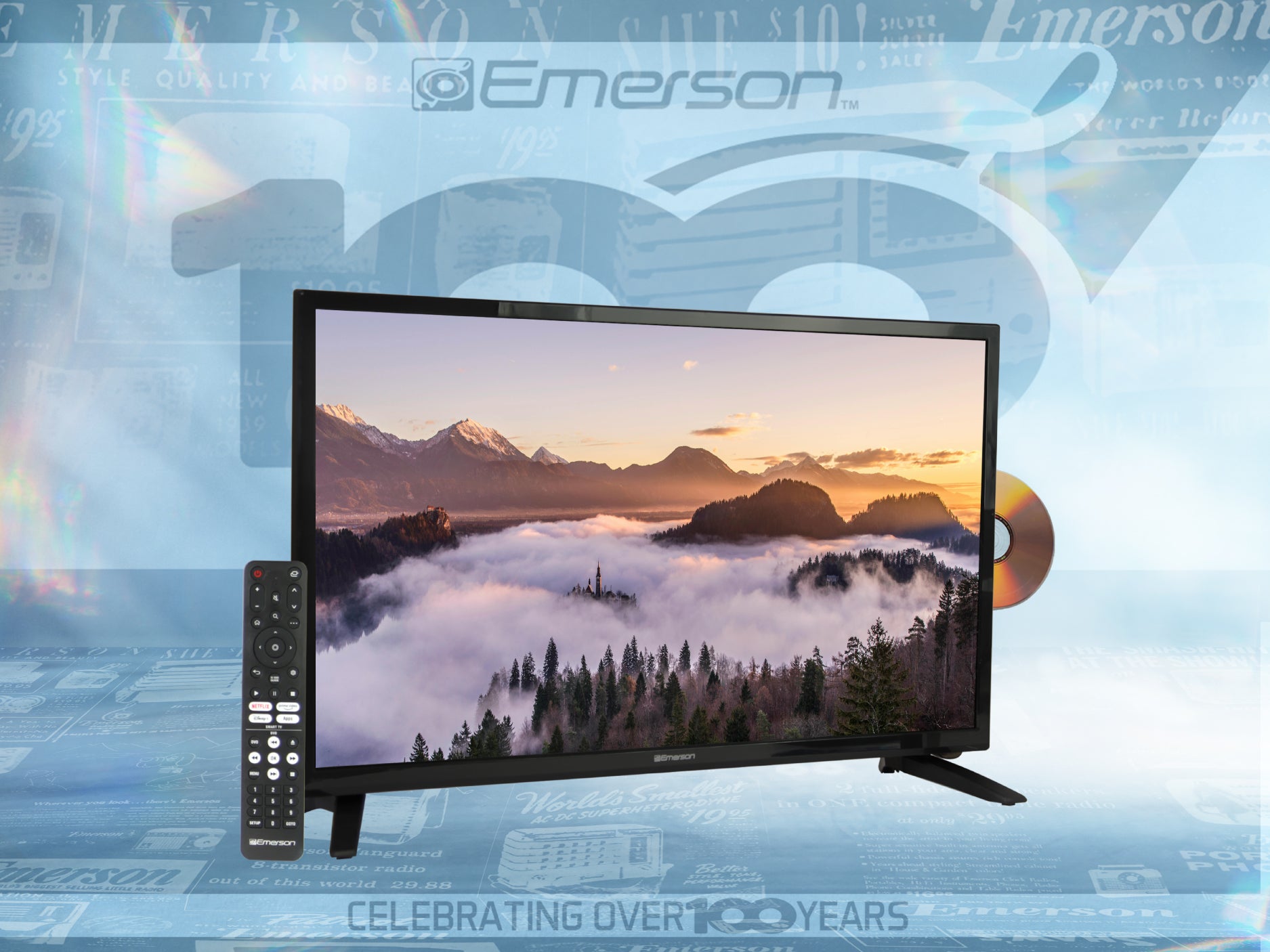 24” CLASS SMART HD LED TELEVISION WITH DVD PLAYER