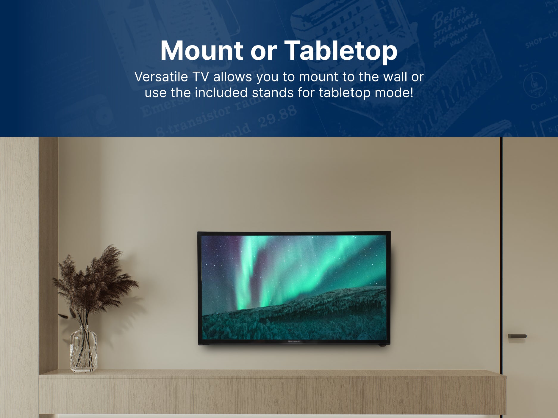 24” CLASS SMART HD LED TELEVISION WITH DVD PLAYER