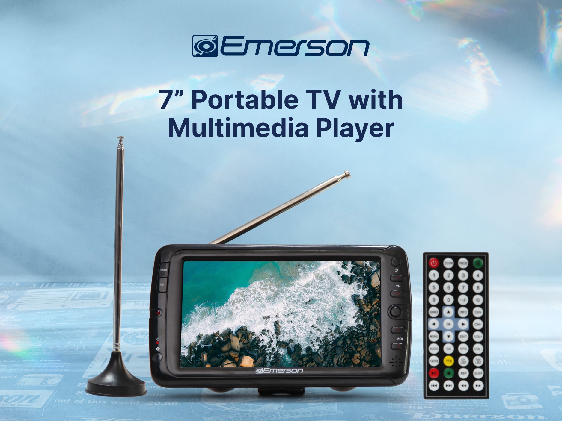 7" Portable TV
with Multimedia Player