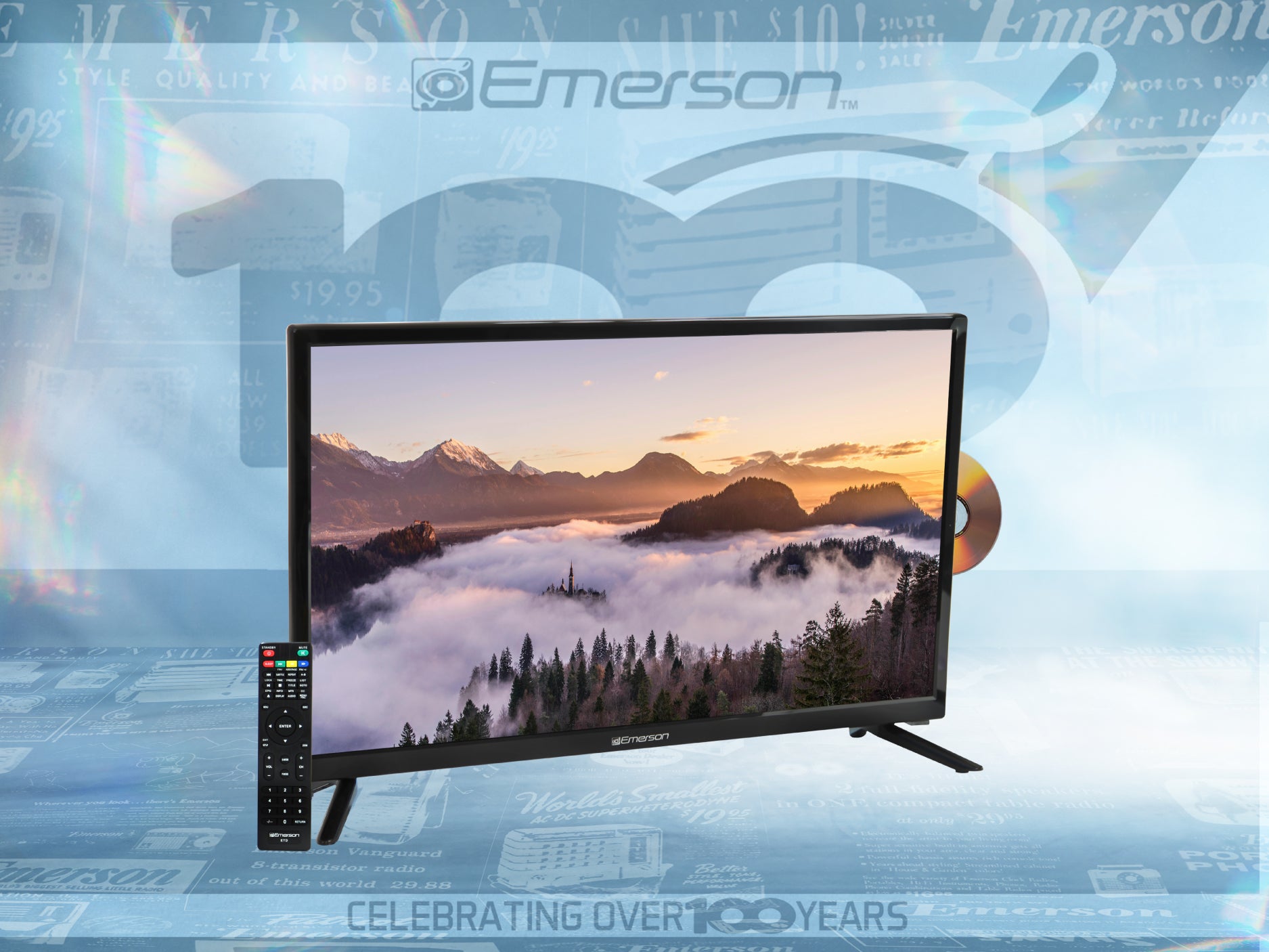24" Class HD LED TV 
with DVD Player